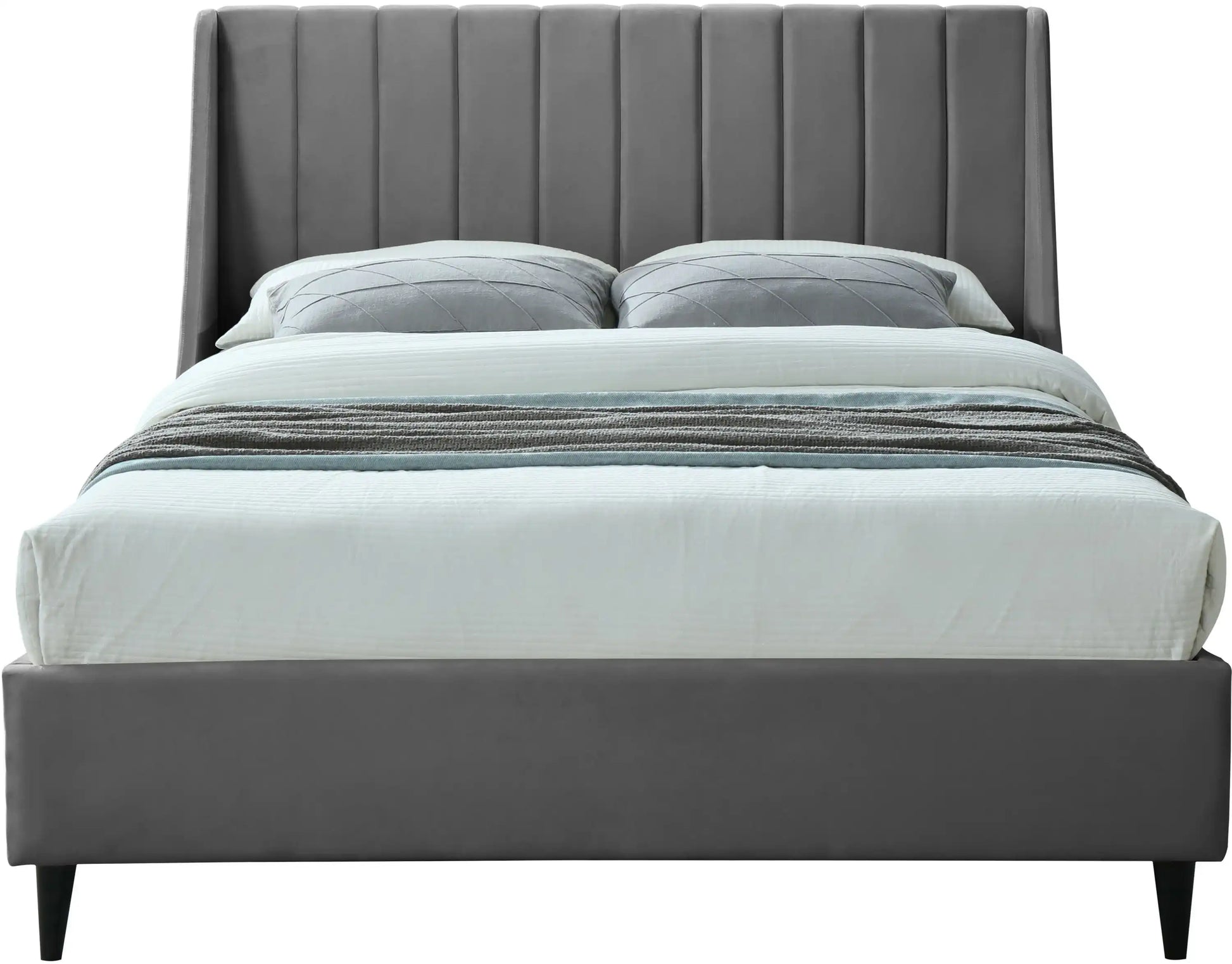 Eva - Velvet Bed - Best Buy Furniture