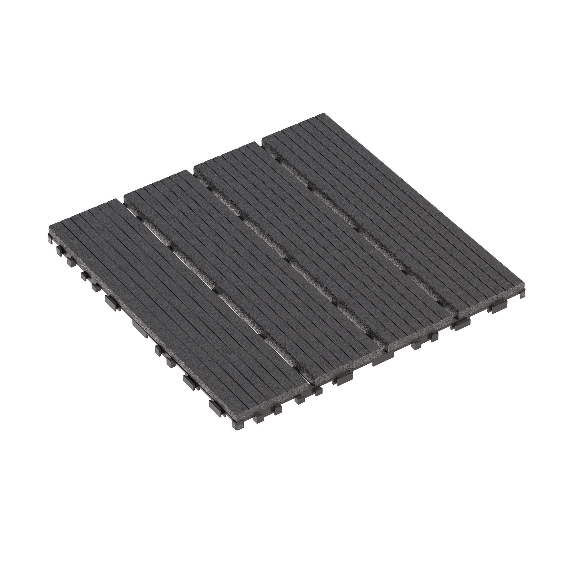 Interlocking Plastic Deck Tiles, Waterproof Outdoor / Indoor Patio Flooring - Best Buy Furniture