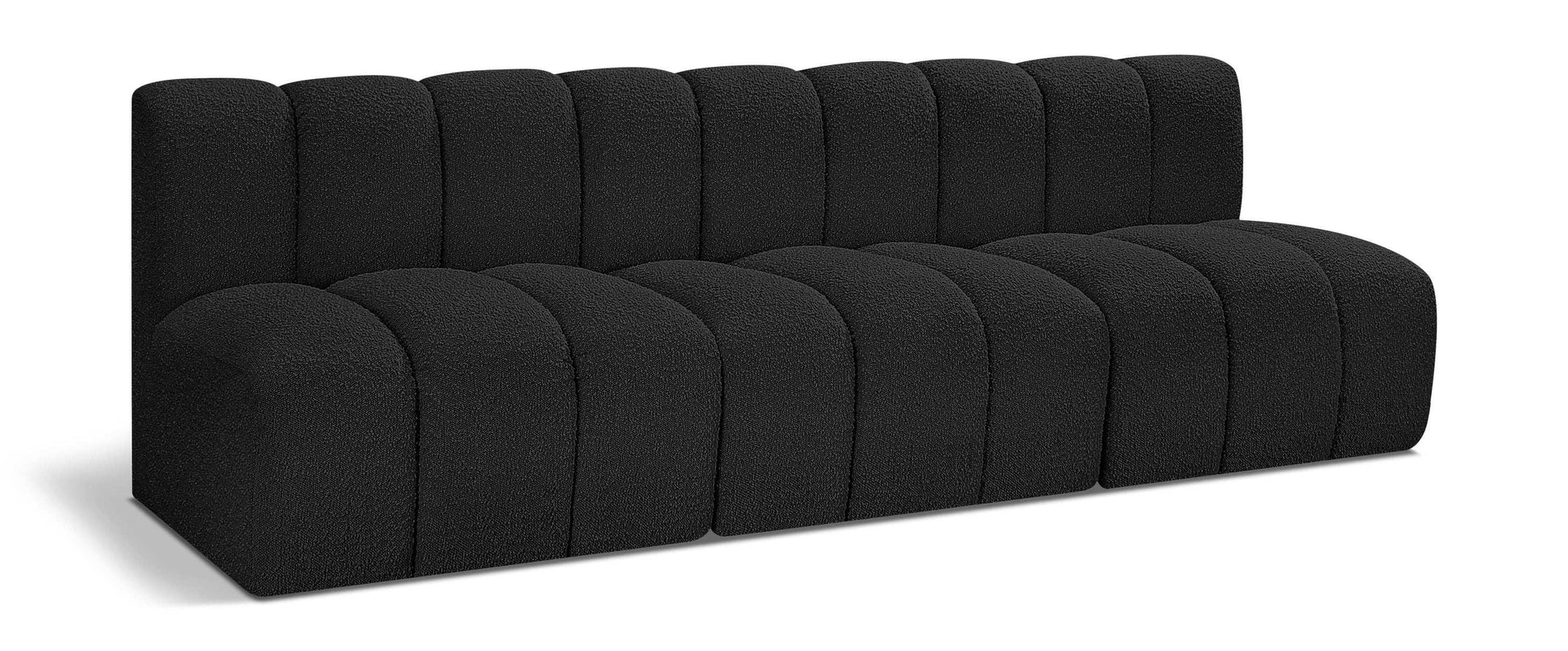 Arc - Boucle Fabric 3 Seats Modular Sofa - Best Buy Furniture