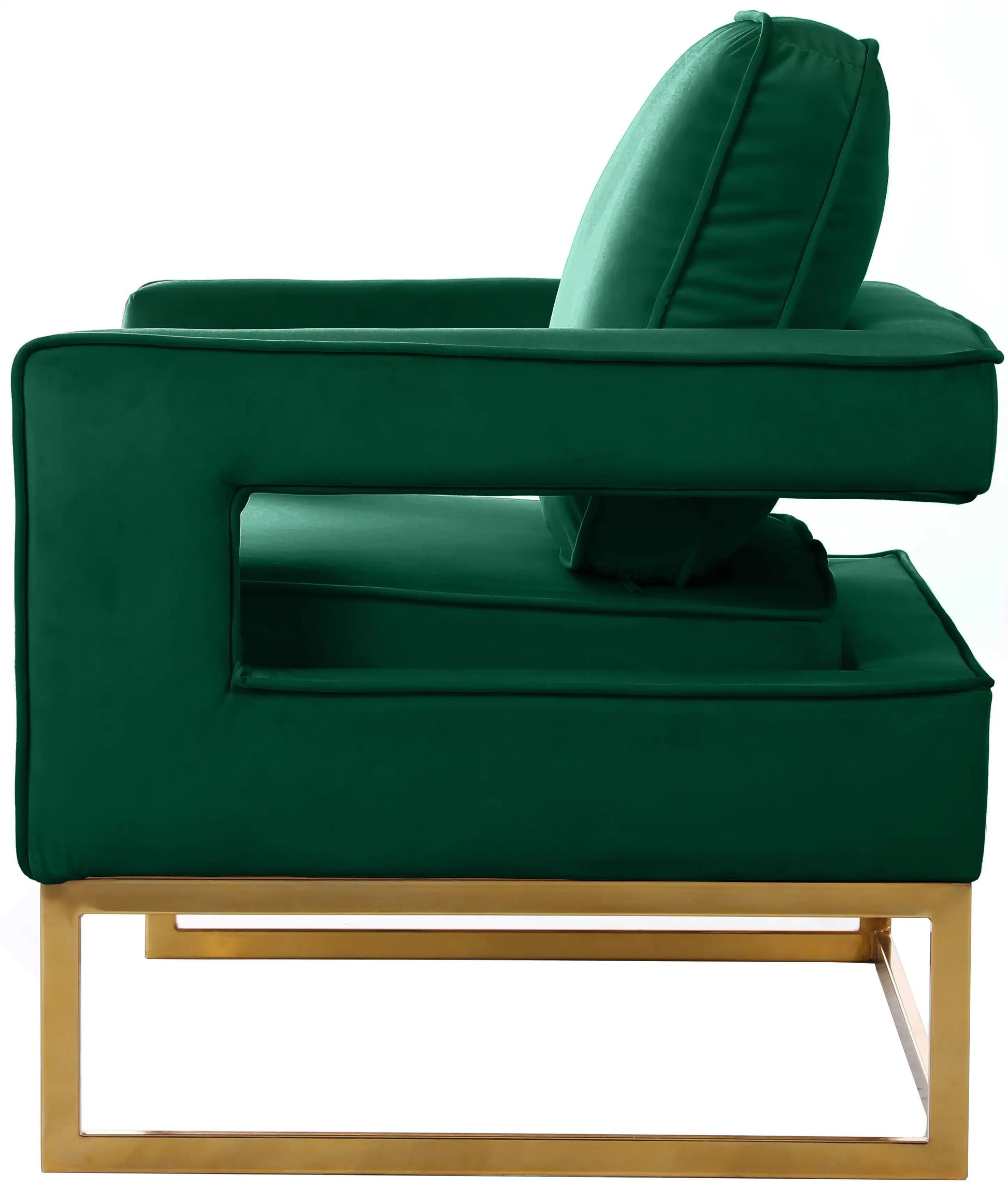 Noah - Accent Chair with Gold Legs - Best Buy Furniture