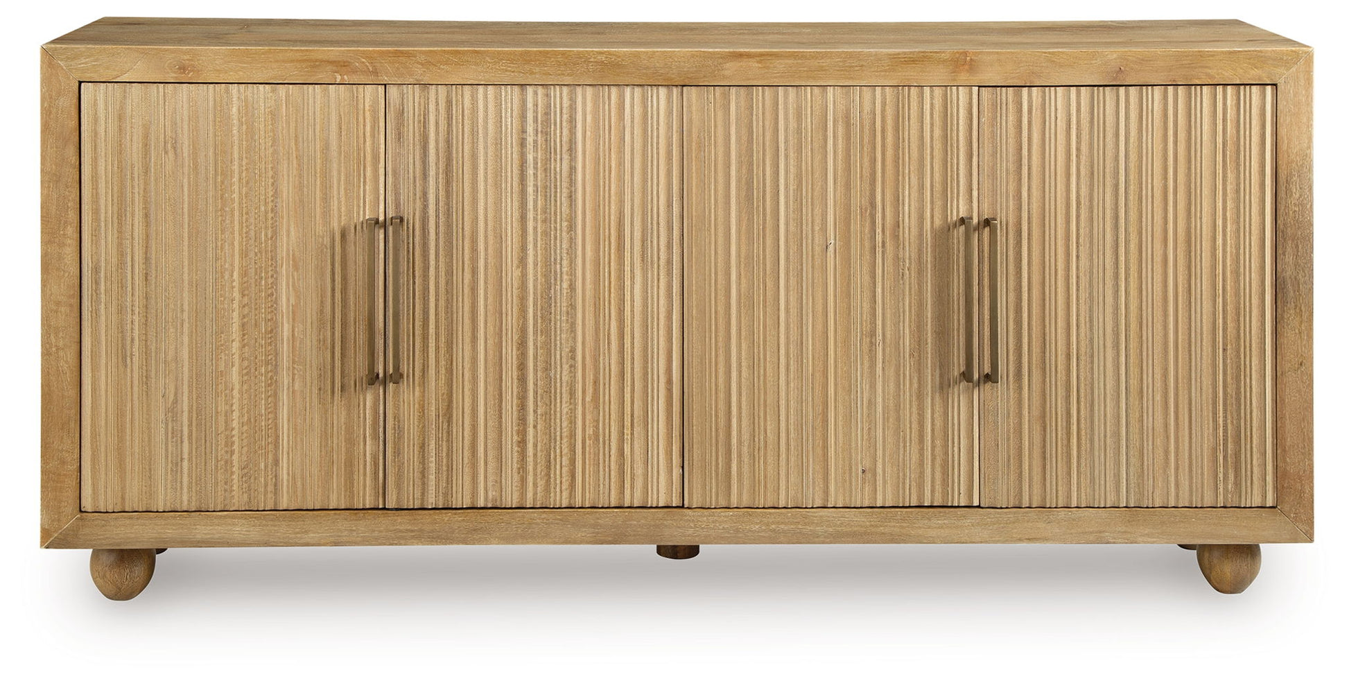 Niam - Accent Cabinet - Light Antique Beige - Best Buy Furniture