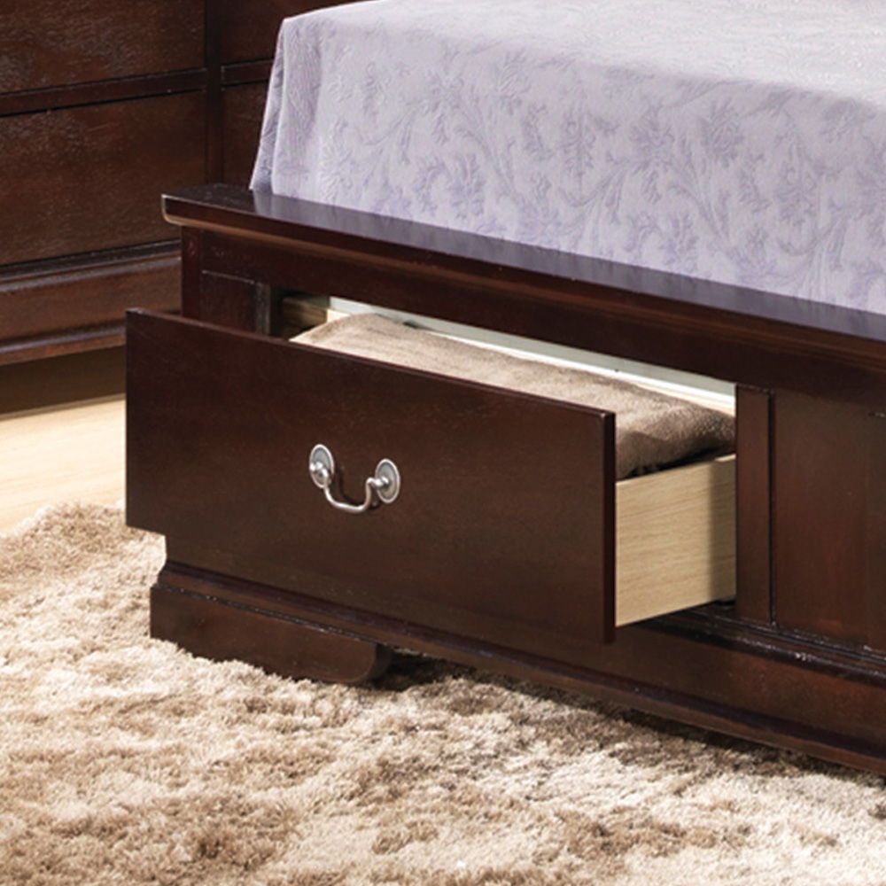 Louis Phillipe - Storage Bed - Best Buy Furniture
