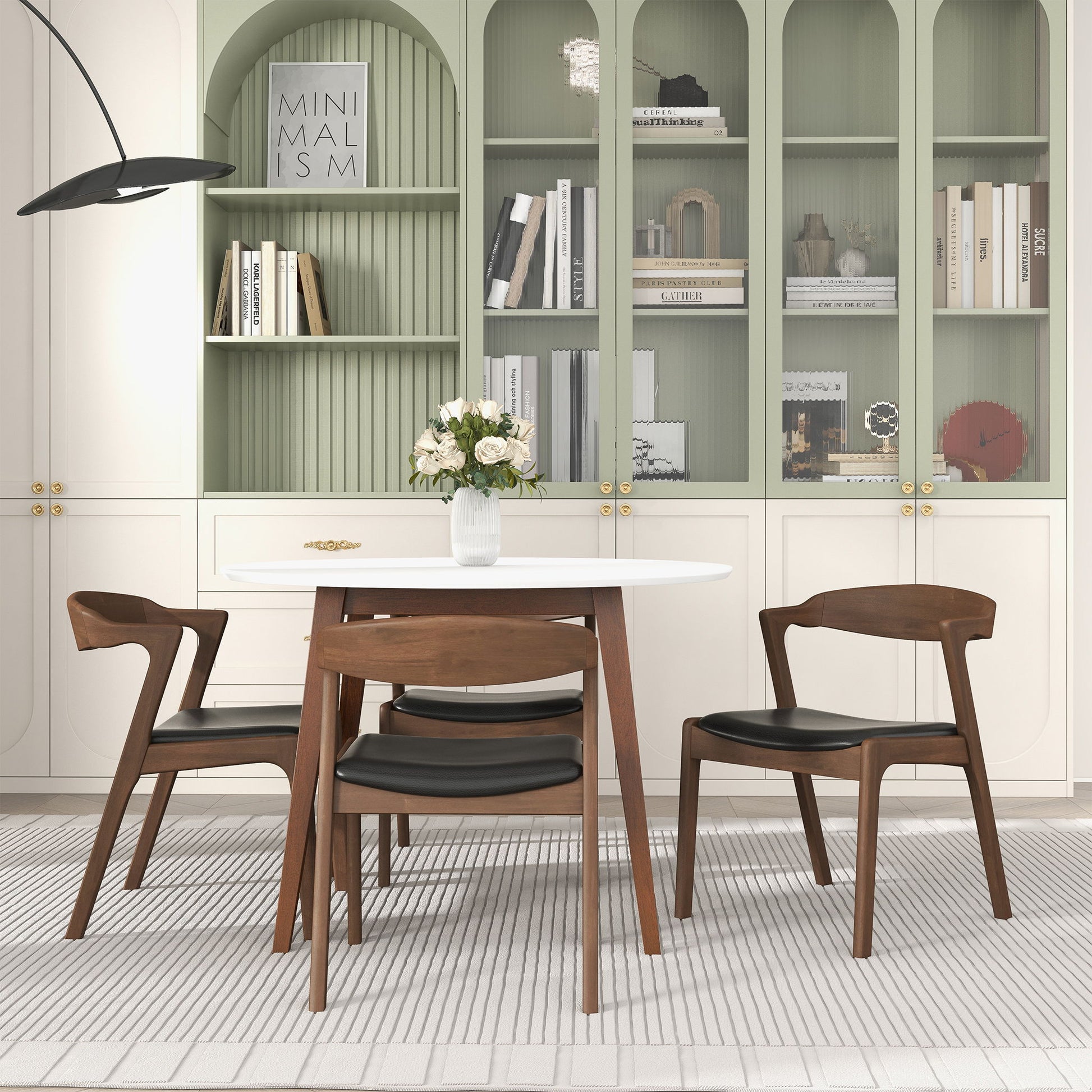 Dakota - Mid-Century Modern Velvet Dining Chair (Set of 2) - Best Buy Furniture