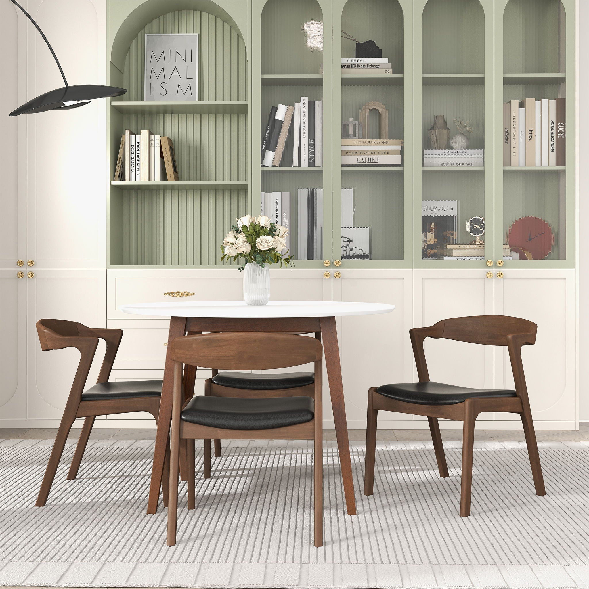 Dakota - Mid-Century Modern Velvet Dining Chair (Set of 2) - Best Buy Furniture