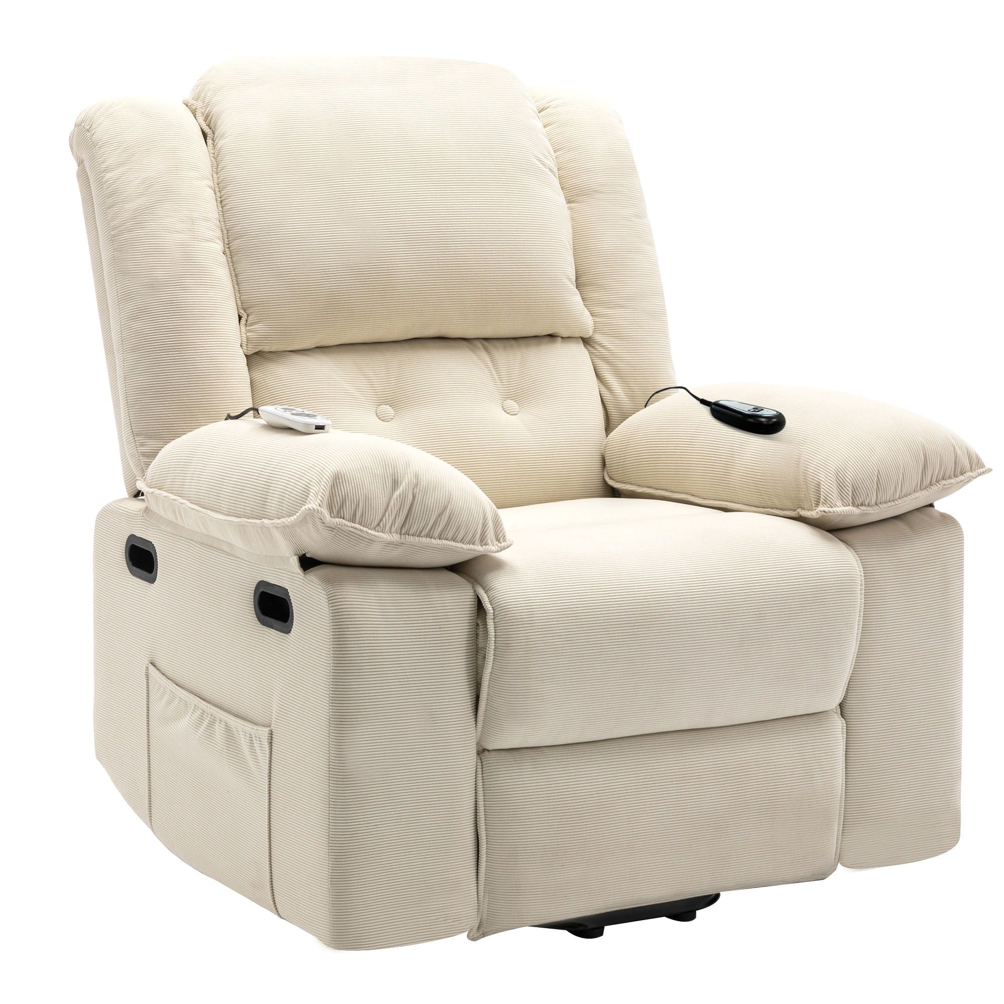 Massage Recliner Power Lift Chair With Adjustable Massage And Heating Function - Best Buy Furniture