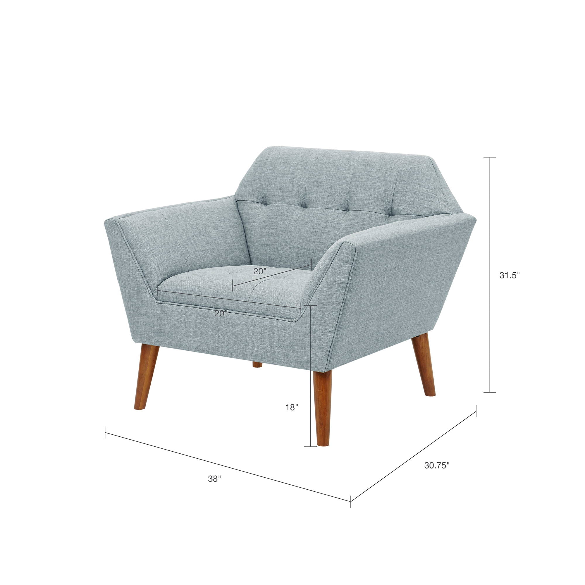 Modern Lounge Chair With Button Tufting - Best Buy Furniture