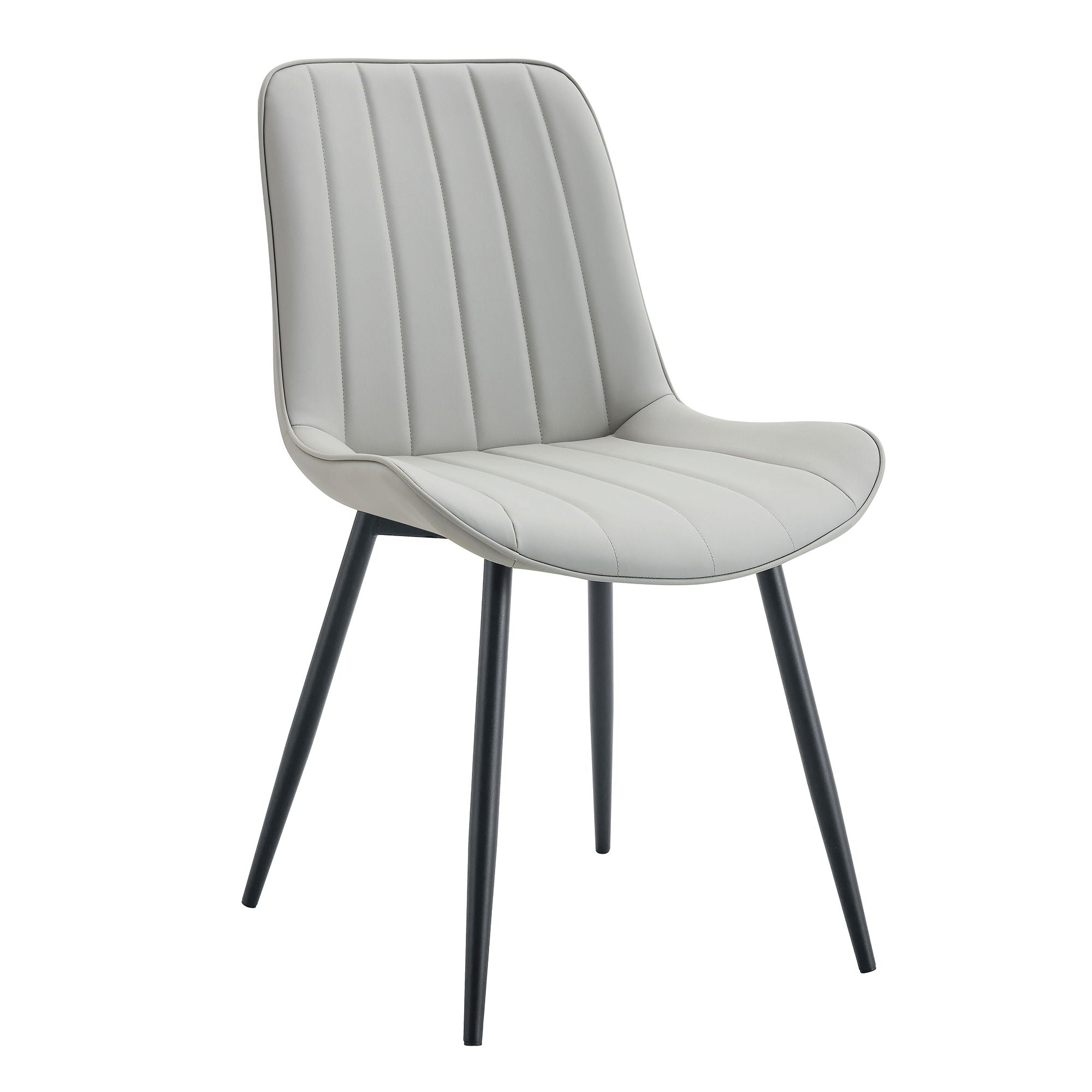 Modern Style Extended Seat Cushion Dining Chair Set - Best Buy Furniture