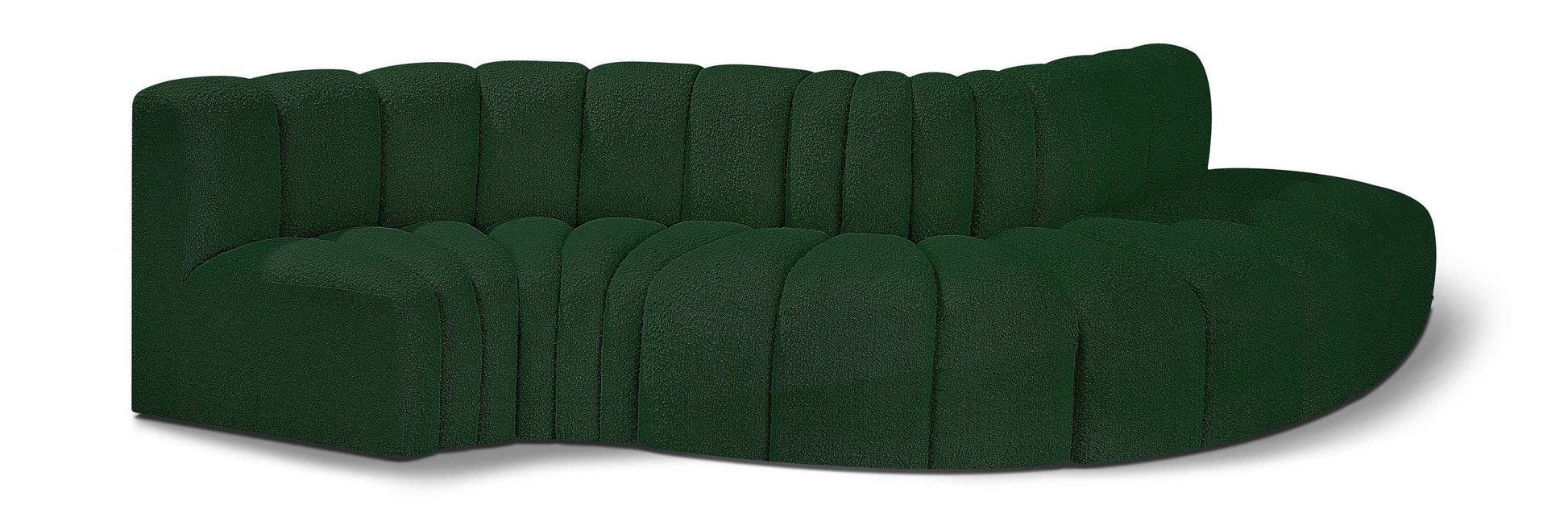 Arc - Boucle Fabric 5 Piece Modular Sofa - Best Buy Furniture