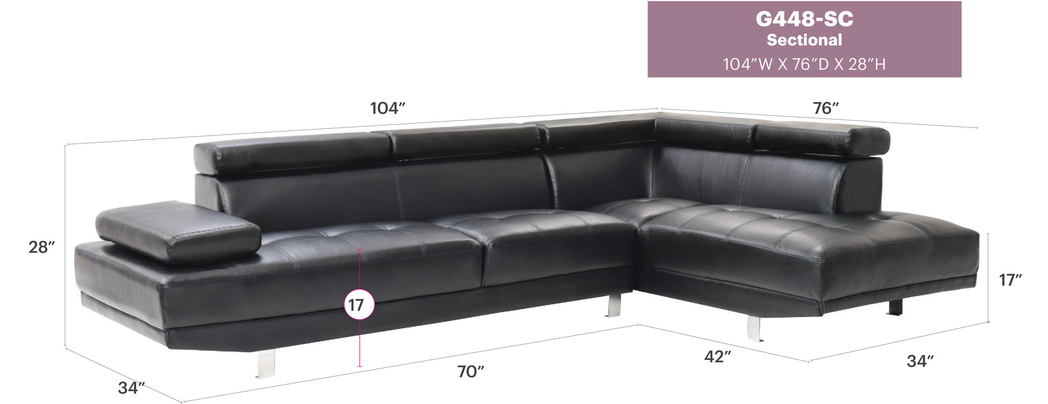Riveredge - Comfort Sectional - Best Buy Furniture