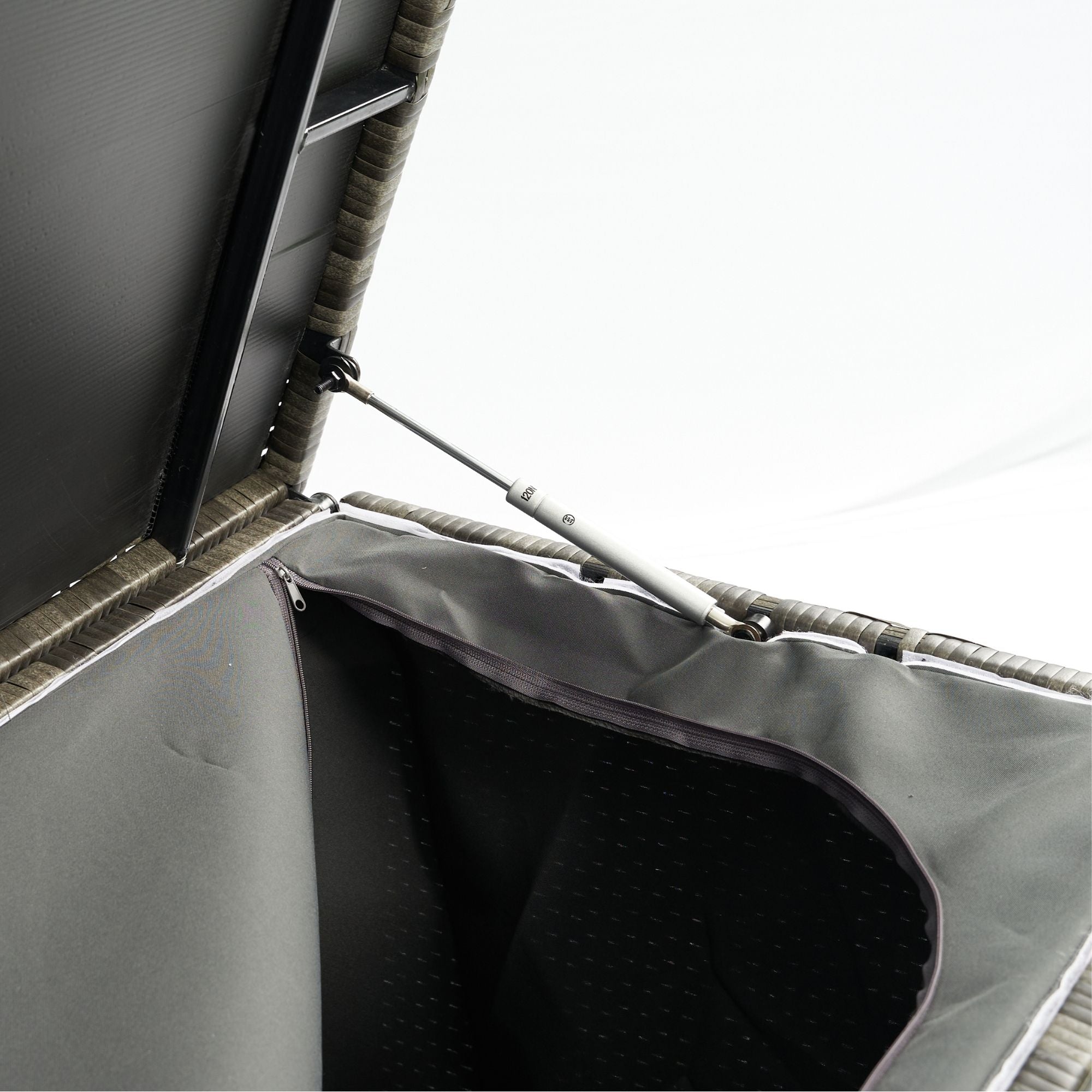 Outdoor Storage Box, Wicker Patio Deck Boxes With Lid, Outdoor Cushion Storage For Kids Toys, Pillows, Towel, Wicker - Best Buy Furniture