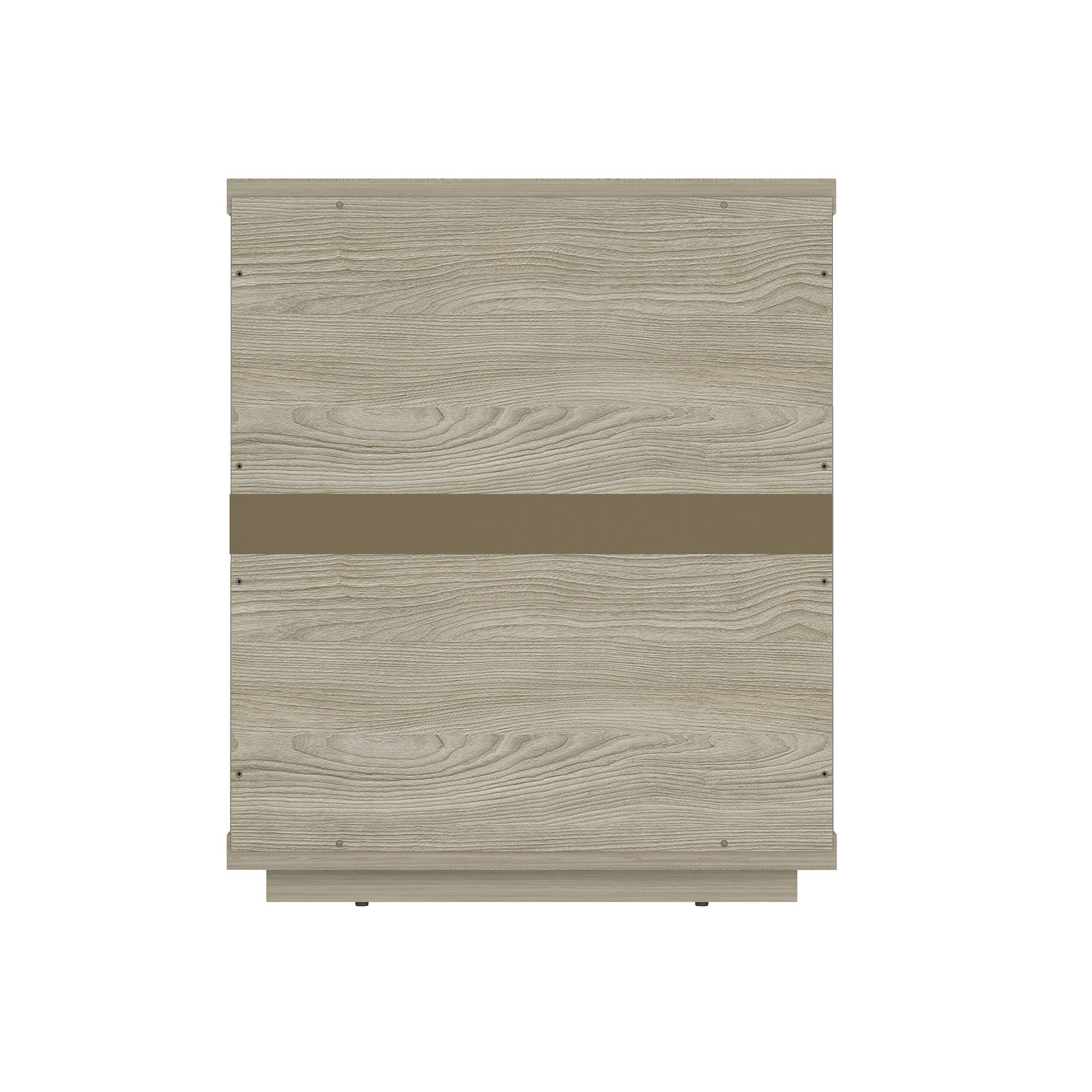 Evelyn - Nightstand With 3 Drawers, Smooth Rounded Edges