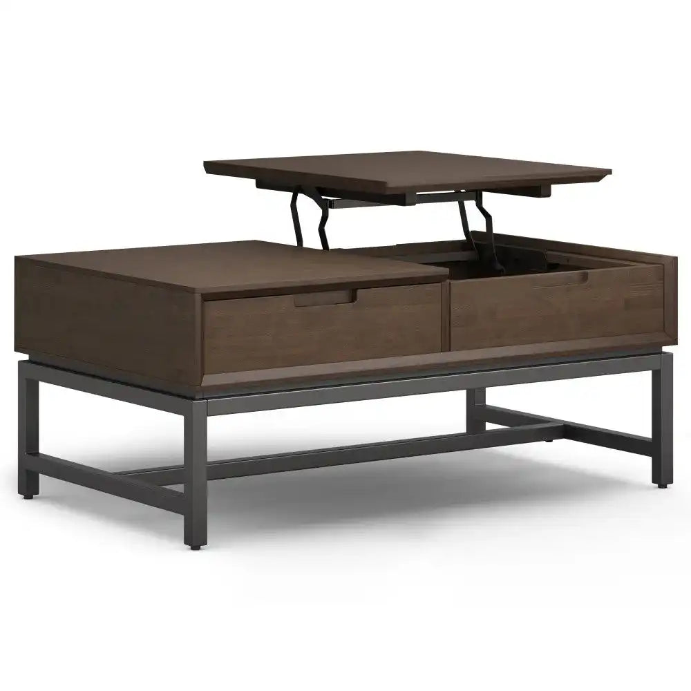 Banting - Lift Top Coffee Table - Walnut Brown - Best Buy Furniture