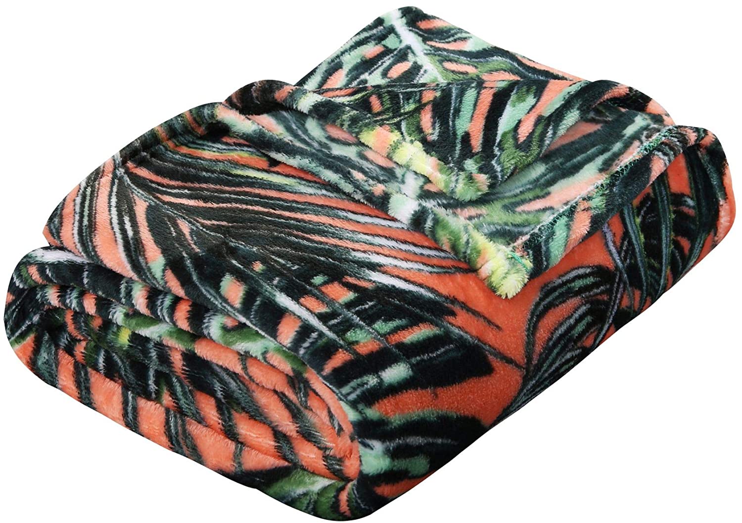 Décor&More Home Essentials Tropical Plush Throw - Best Buy Furniture