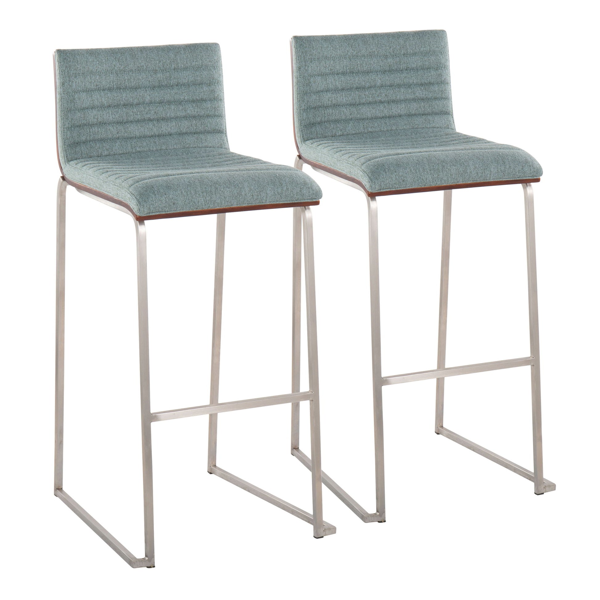Mason Mara - Contemporary Fixed Height Barstool (Set of 2) - Best Buy Furniture