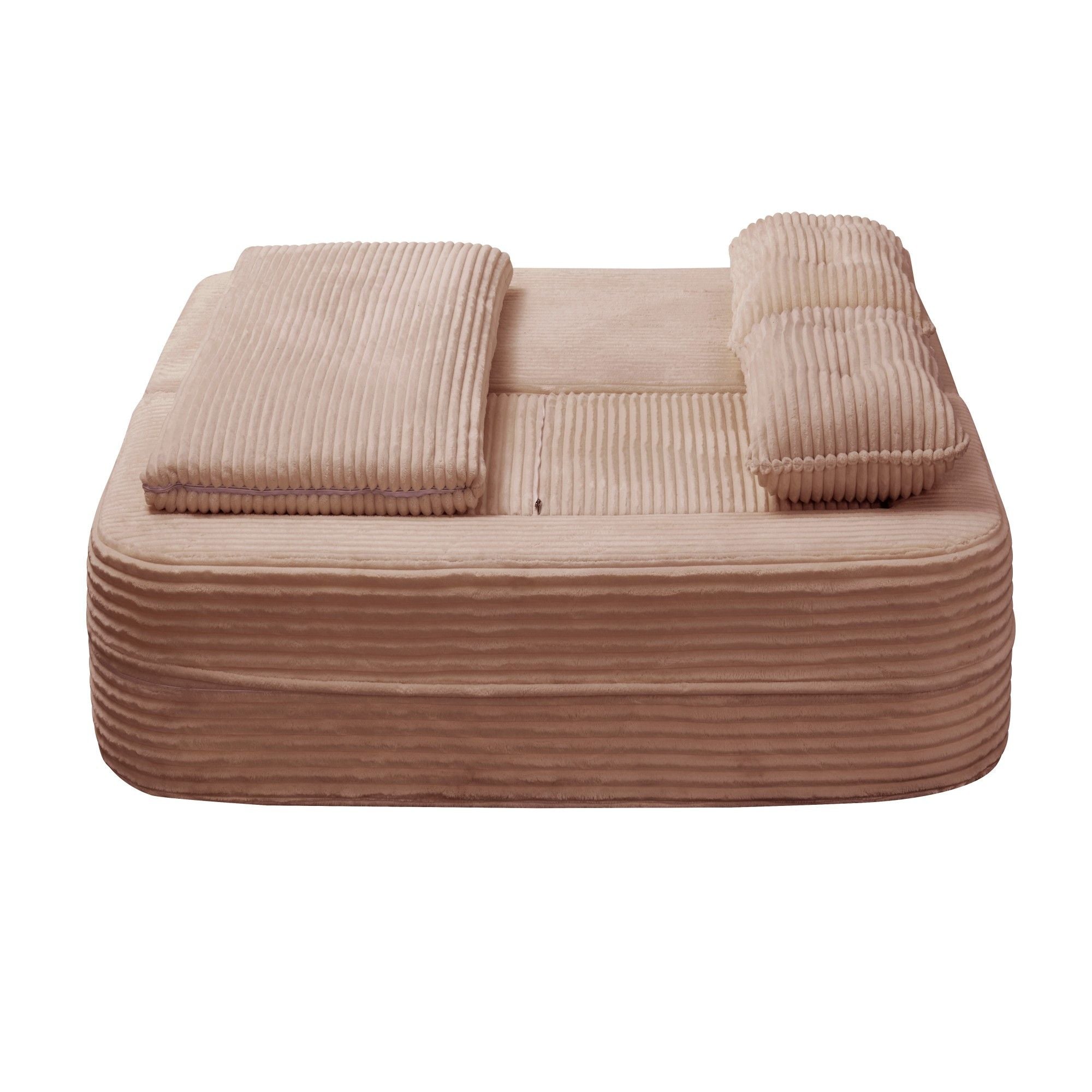 Multi Functional Sectional Sofa Bed With Independent Chaise Lounge And Functional Blanket - Best Buy Furniture