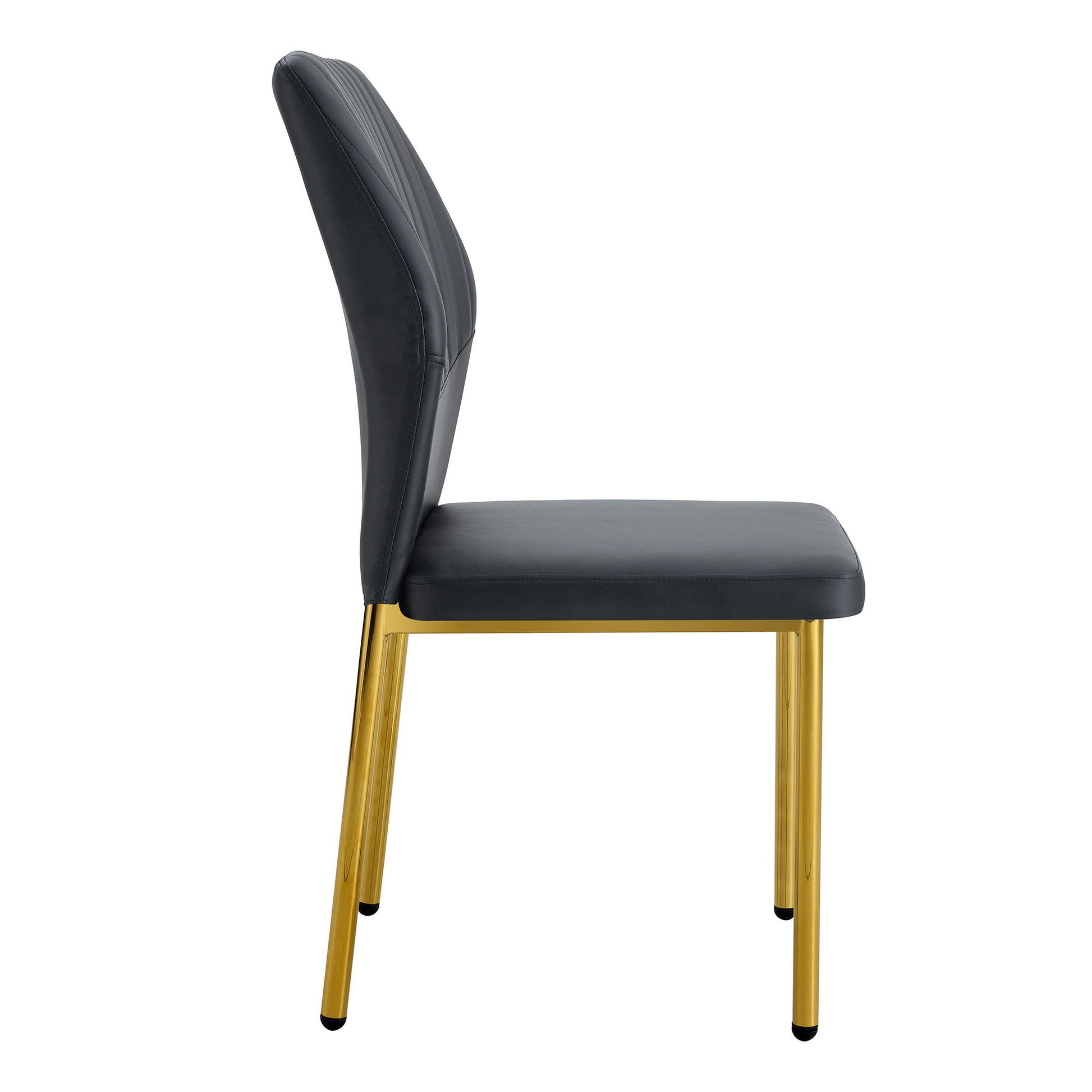 Luxury Simple Chair With Metal Gold Leg - Best Buy Furniture
