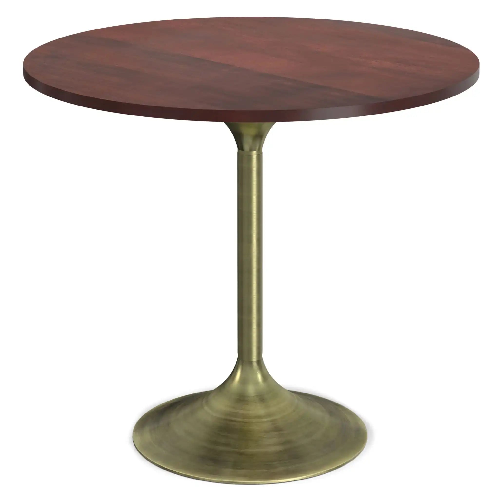 Radford - Round Dining Table - Walnut - Best Buy Furniture
