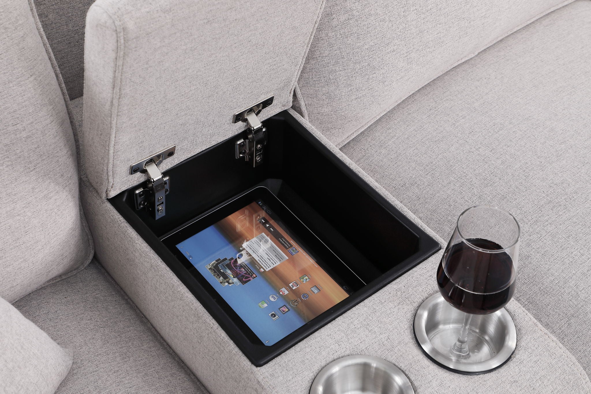 Tina - 8 Piece Upholstered Sectional With Ottoman - Best Buy Furniture