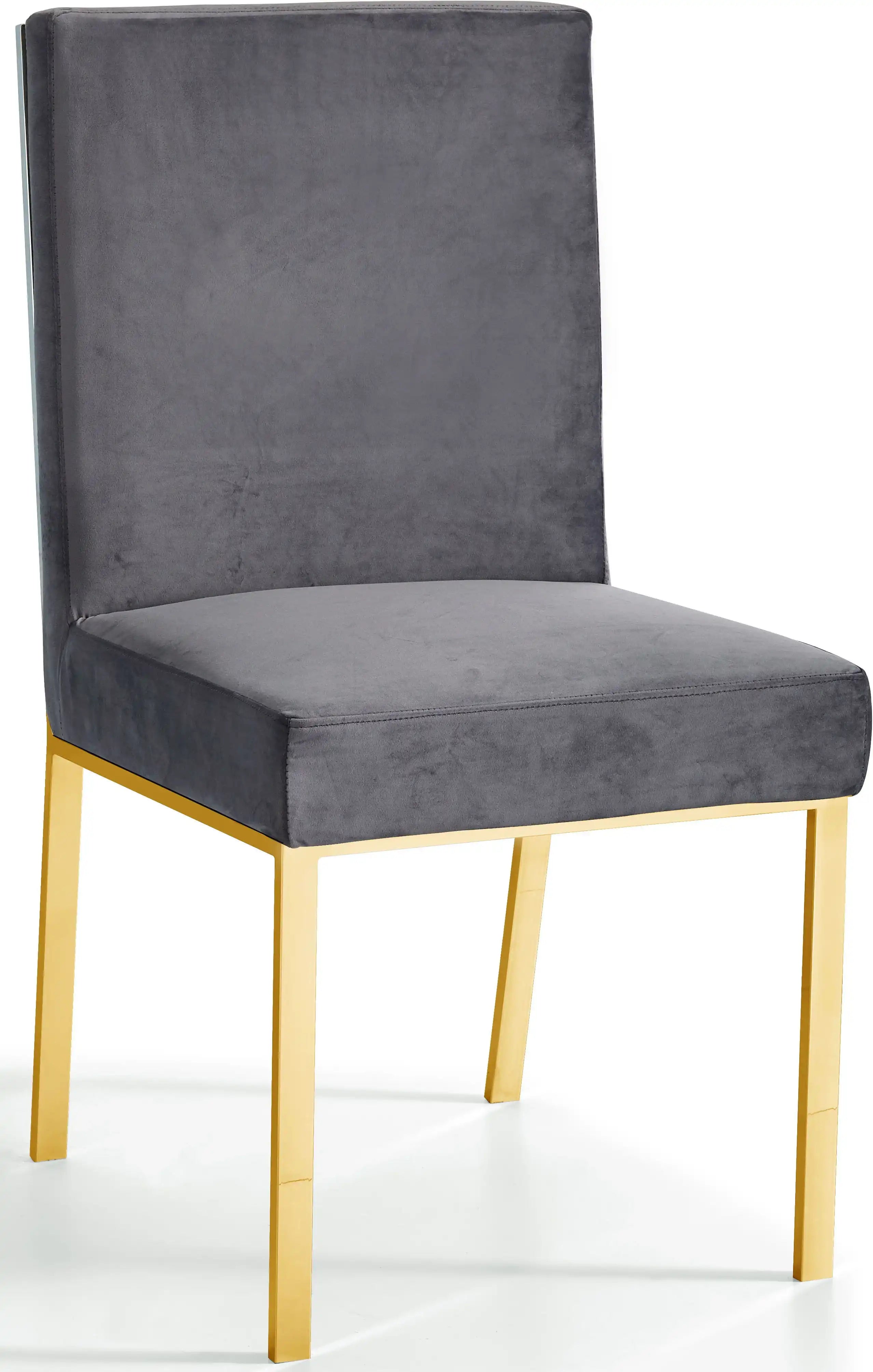 Opal - Dining Chair with Gold Legs (Set of 2) - Best Buy Furniture