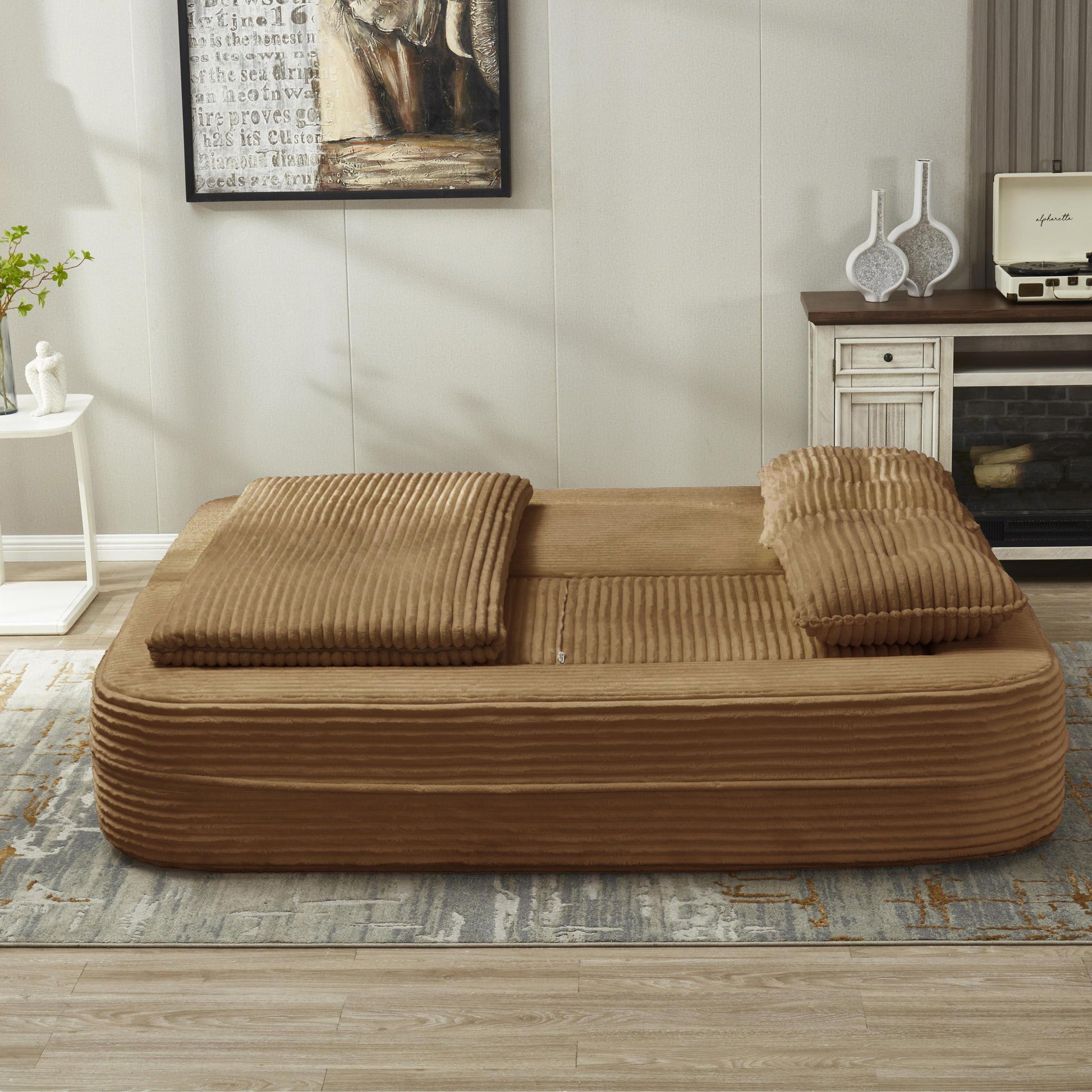 Multi Functional Sectional Sofa Bed With Independent Chaise Lounge And Functional Blanket - Best Buy Furniture