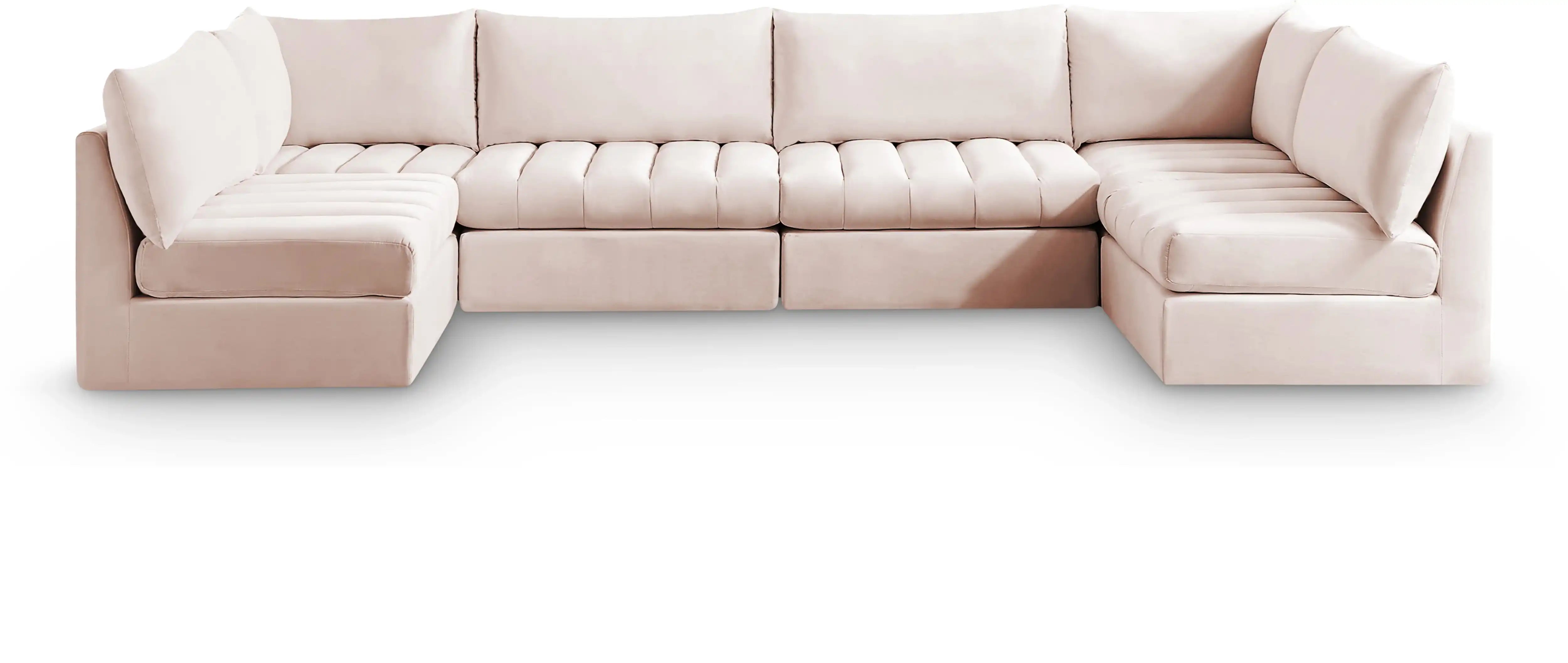 Jacob - Modular U-Shaped Sectional 6 Piece - Best Buy Furniture