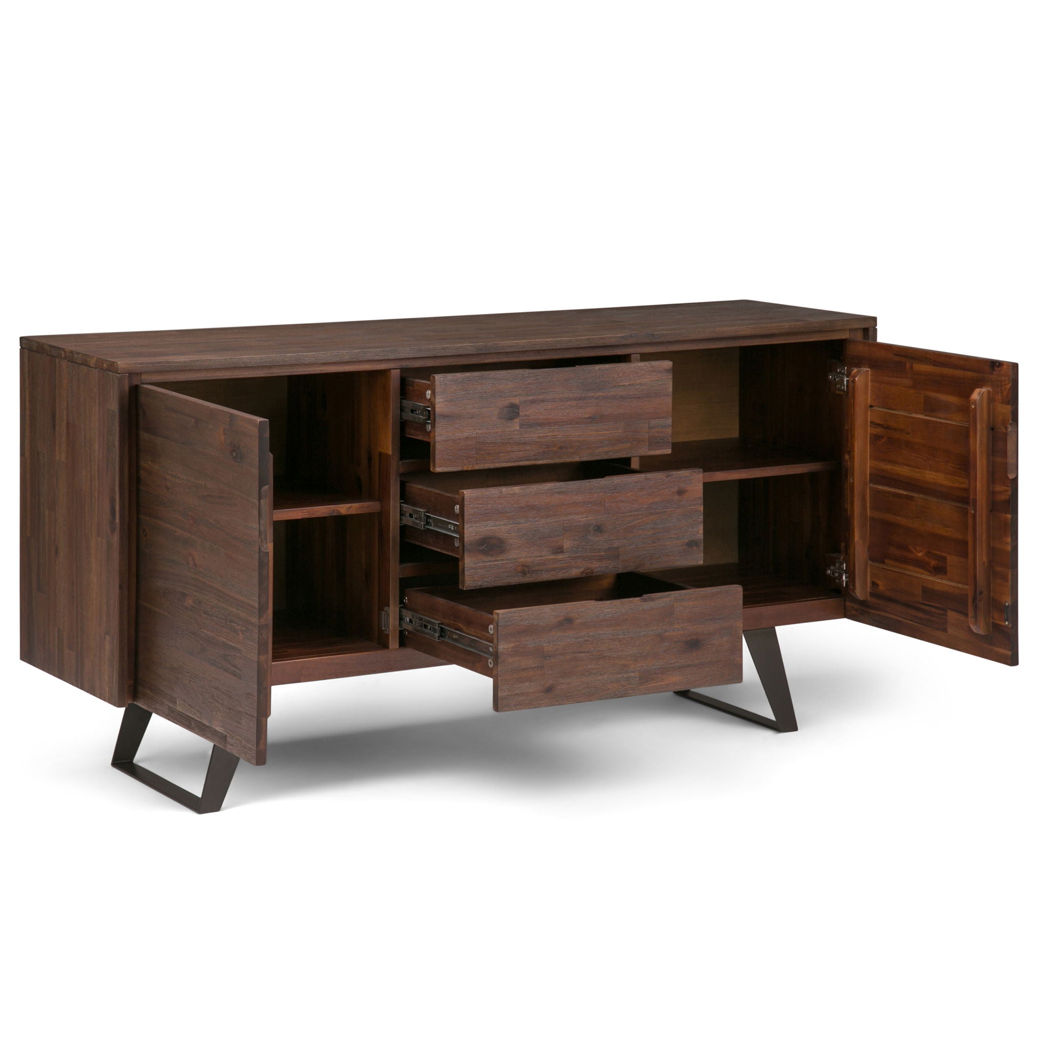 Lowry - Modern Industrial Sideboard Buffet - Best Buy Furniture