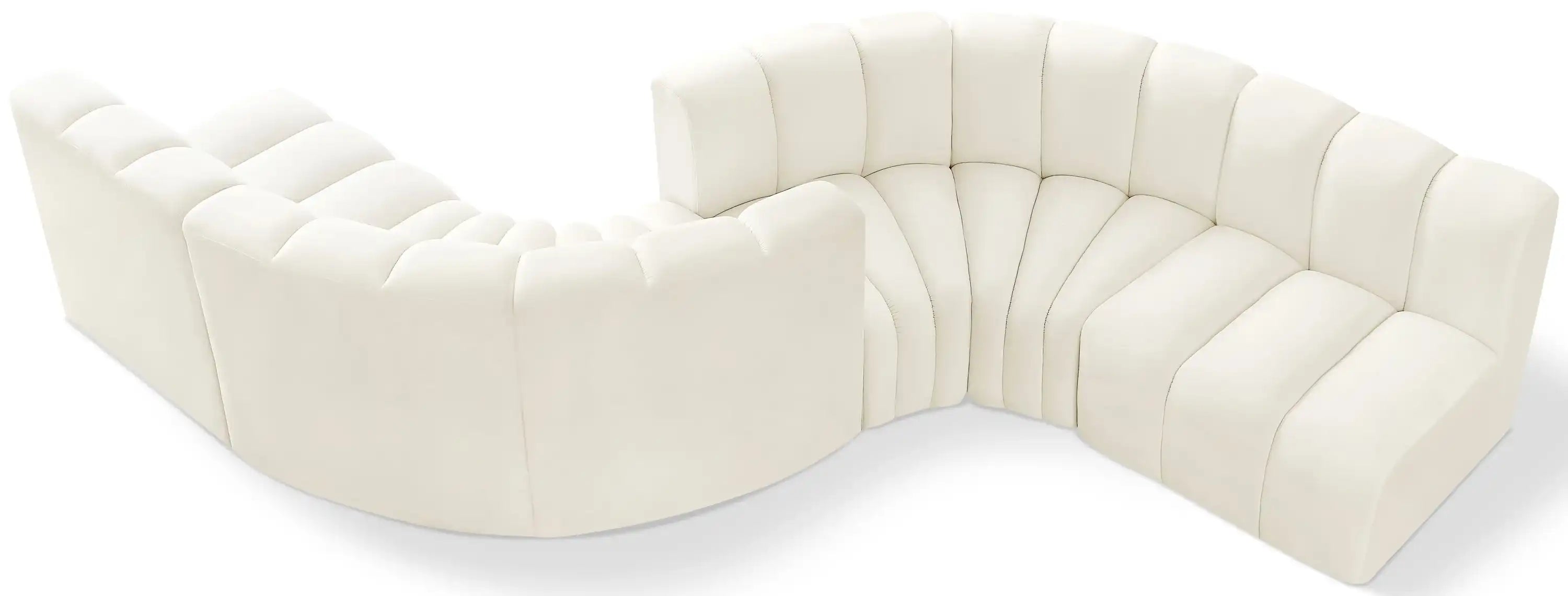 Arc - Velvet 6 Piece Modular Sofa - Best Buy Furniture