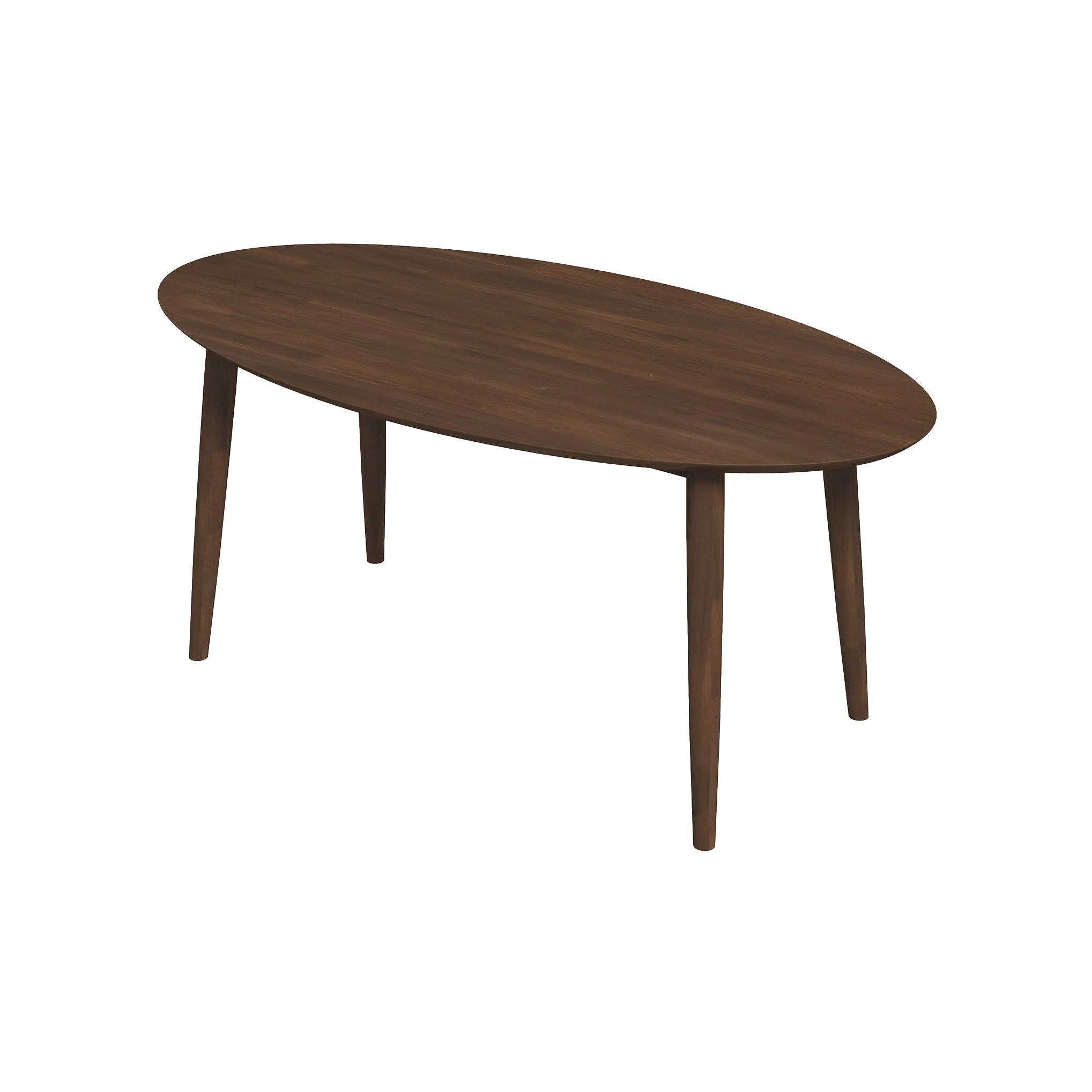 Ada - Mid-Century Modern Style Oval Dining Table - Best Buy Furniture