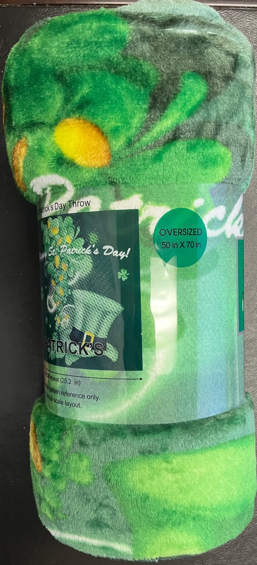 Faith, Hope, Love Home Decor Luck Of The Irish St Patrick'S Day Plush Throw Blanket - Best Buy Furniture