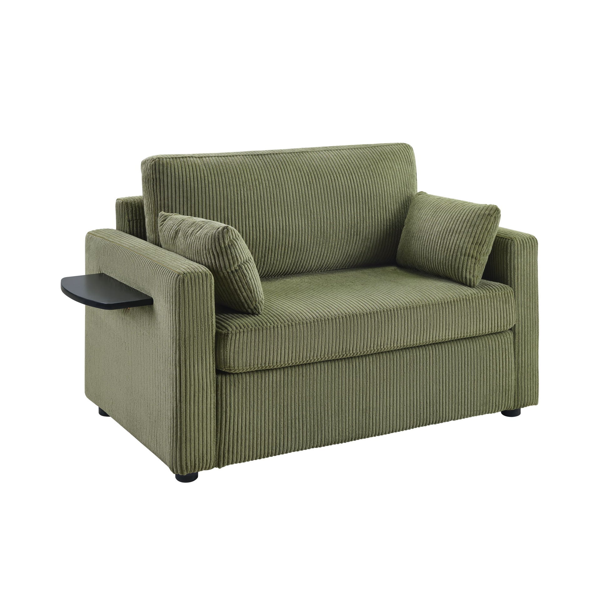 Sleeper Sofa With Foldable Mattress, USB Ports, Side Table & Storage Pocket - Best Buy Furniture