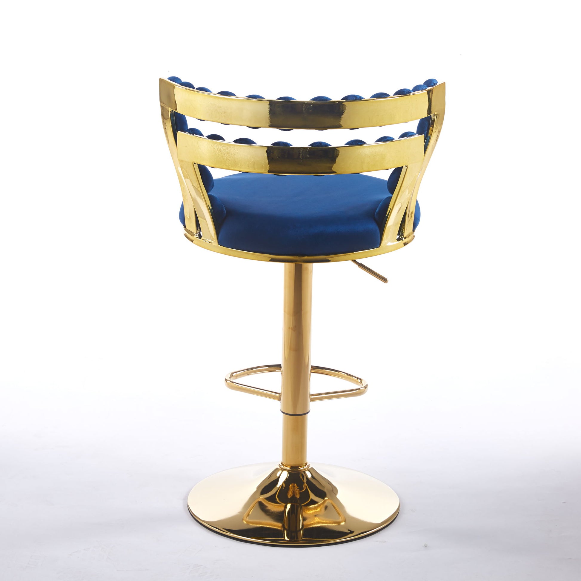 Modern Bar Chair With Iron Tube Legs, Soft Cushions And Comfortable Backrest (Set of 2) - Best Buy Furniture