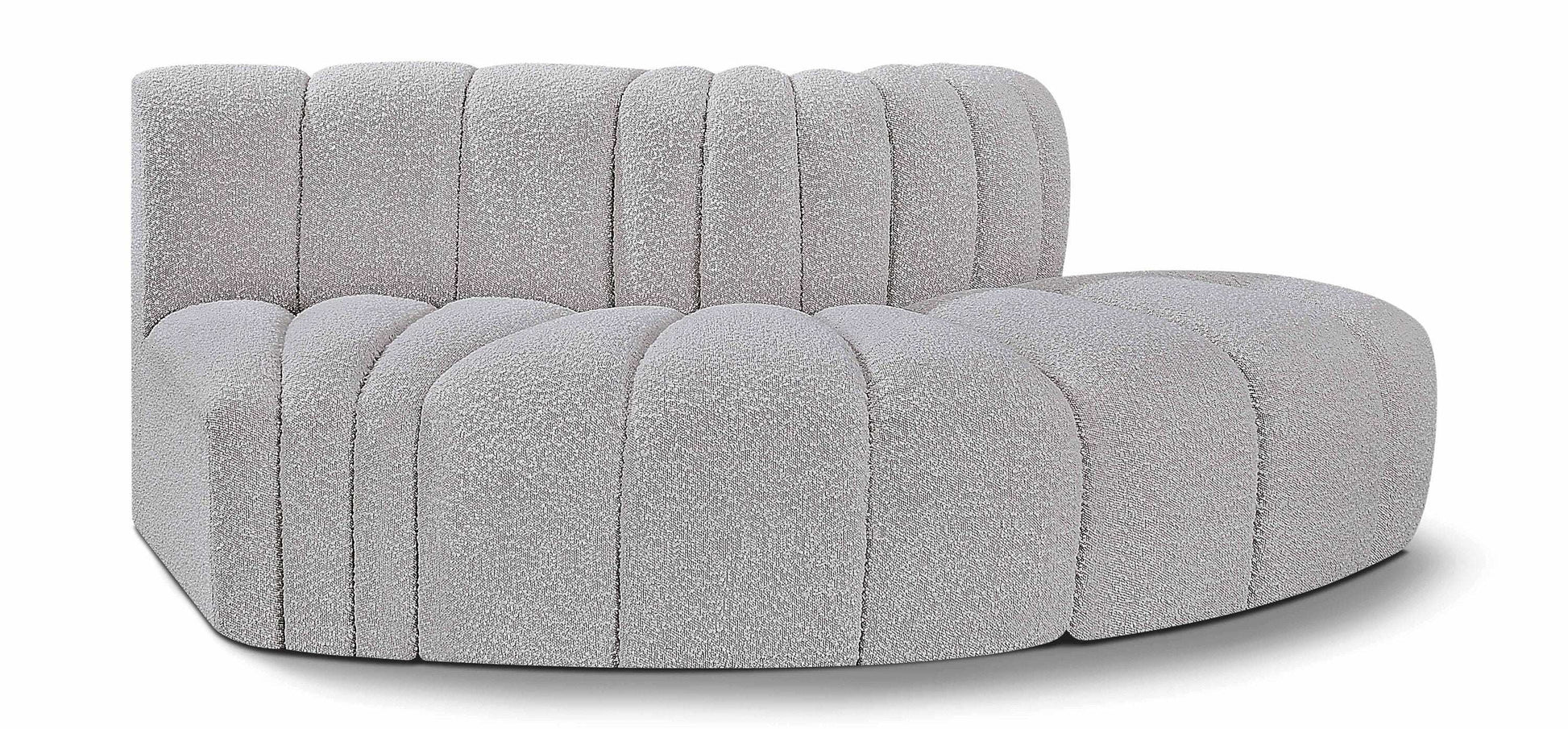 Arc - Boucle Fabric 3 Piece Modular Sofa - Best Buy Furniture