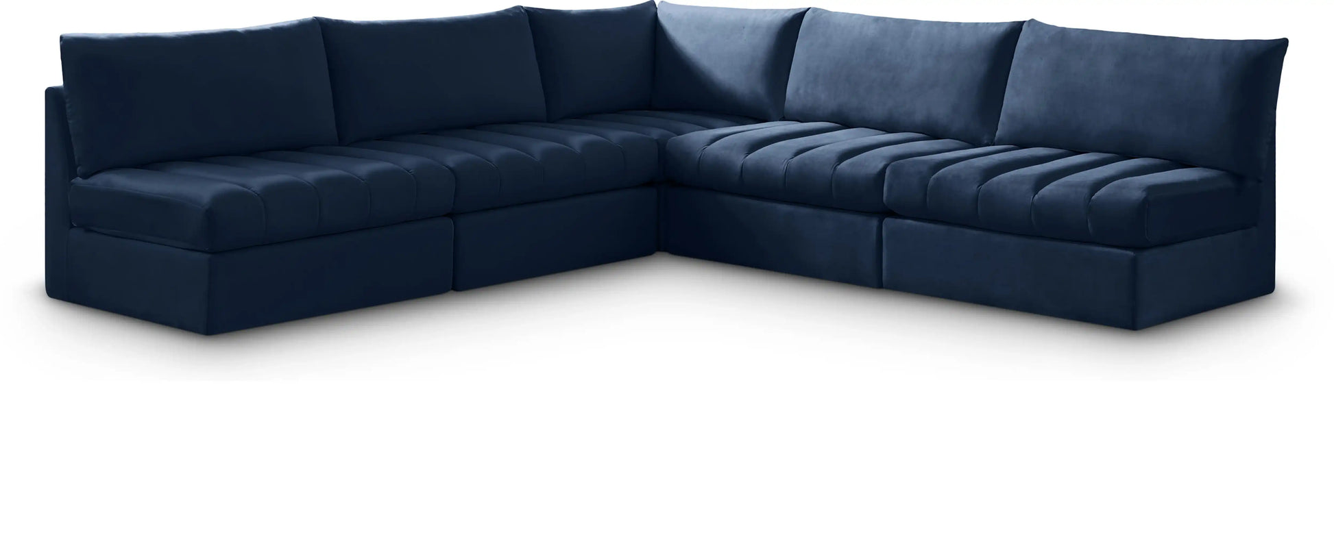 Jacob - Modular Corner Armless Sectional 5 Piece - Best Buy Furniture
