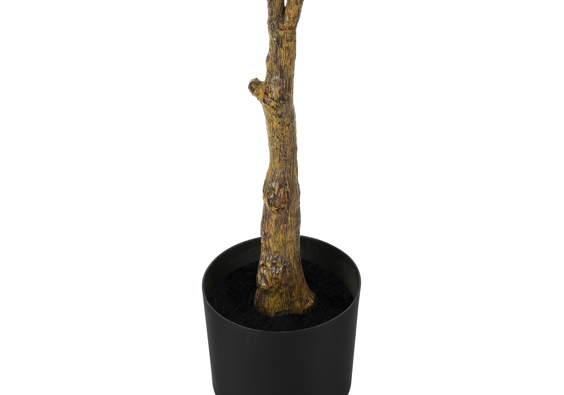 52" Tall, Artificial Plant, Rubber Tree, Indoor, Fake, Floor, Greenery, Potted, Real Touch, Decorative - Green / Black - Best Buy Furniture