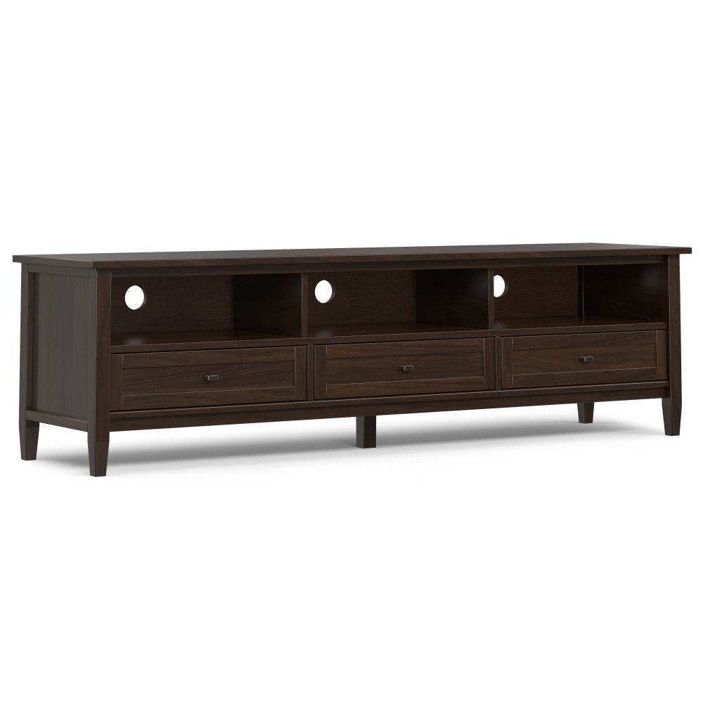 Warm Shaker - Handcrafted Low TV Media Stand - Best Buy Furniture