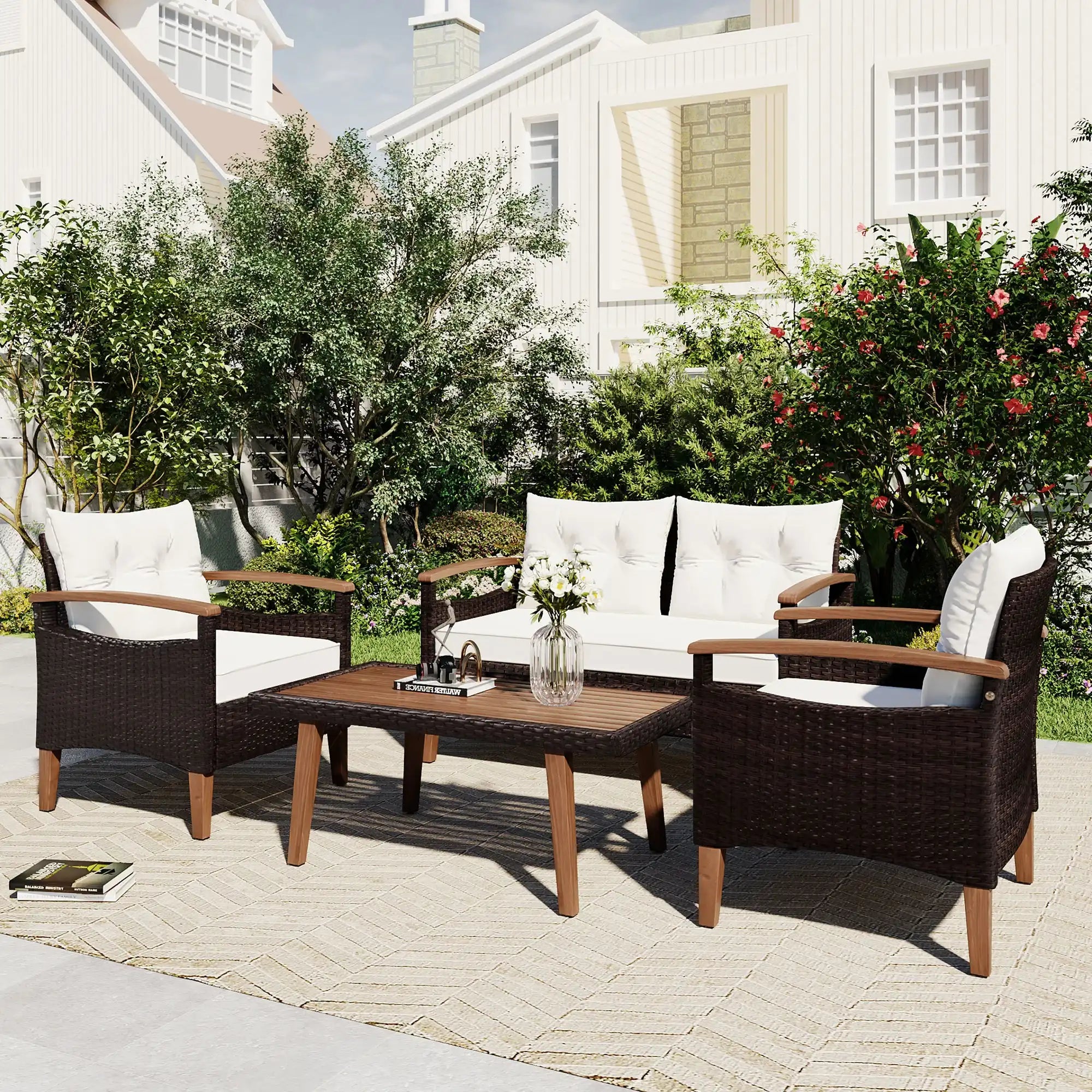 4-Piece Patio Set | Outdoor Sofa Set Sale - Best Buy Furniture