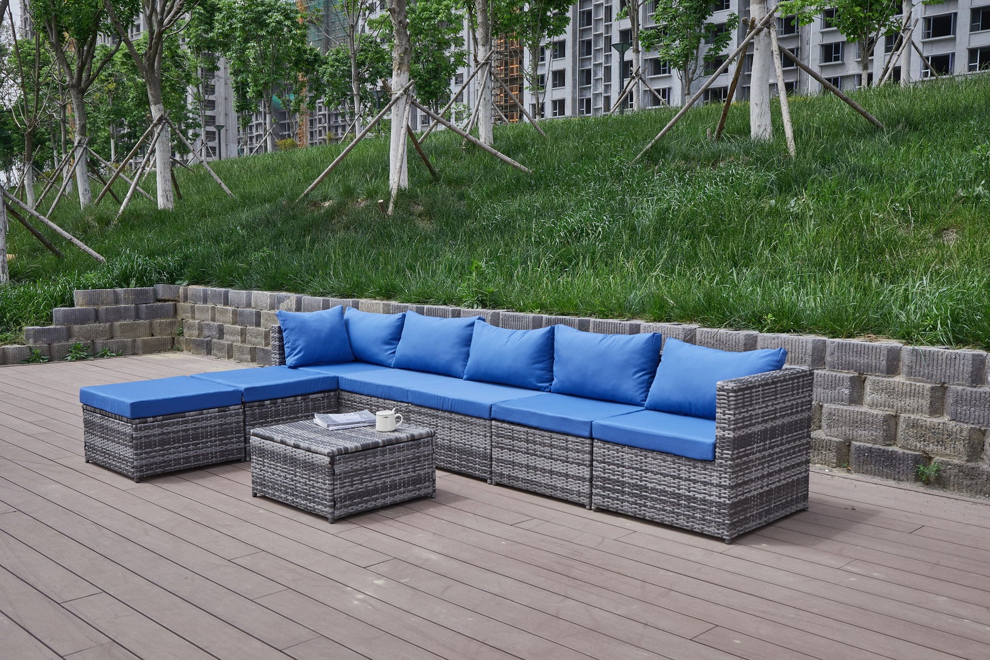 Patio Sofa With Cushions - Best Buy Furniture