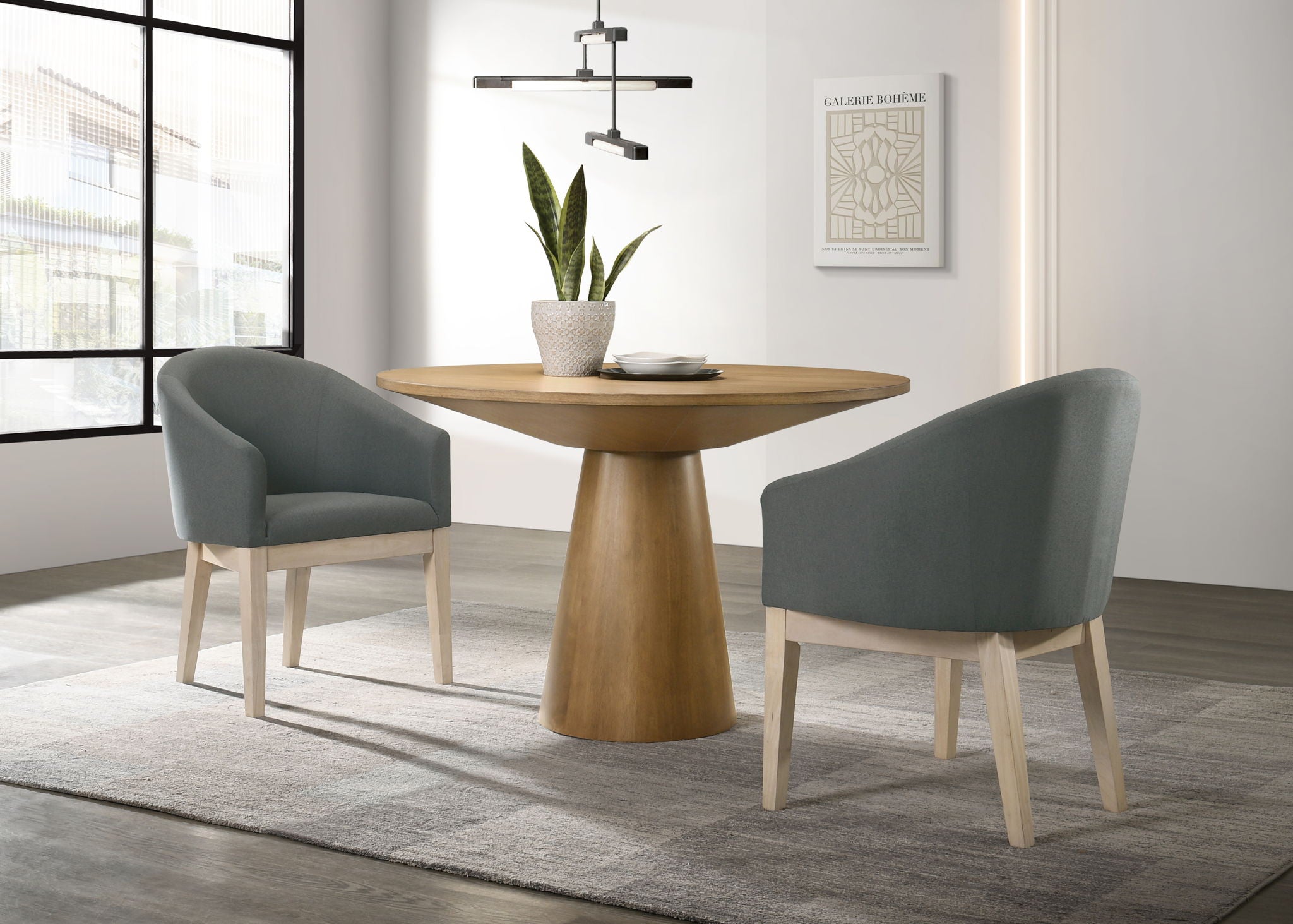 Jasper - 47" Round Dining Table Set - Best Buy Furniture