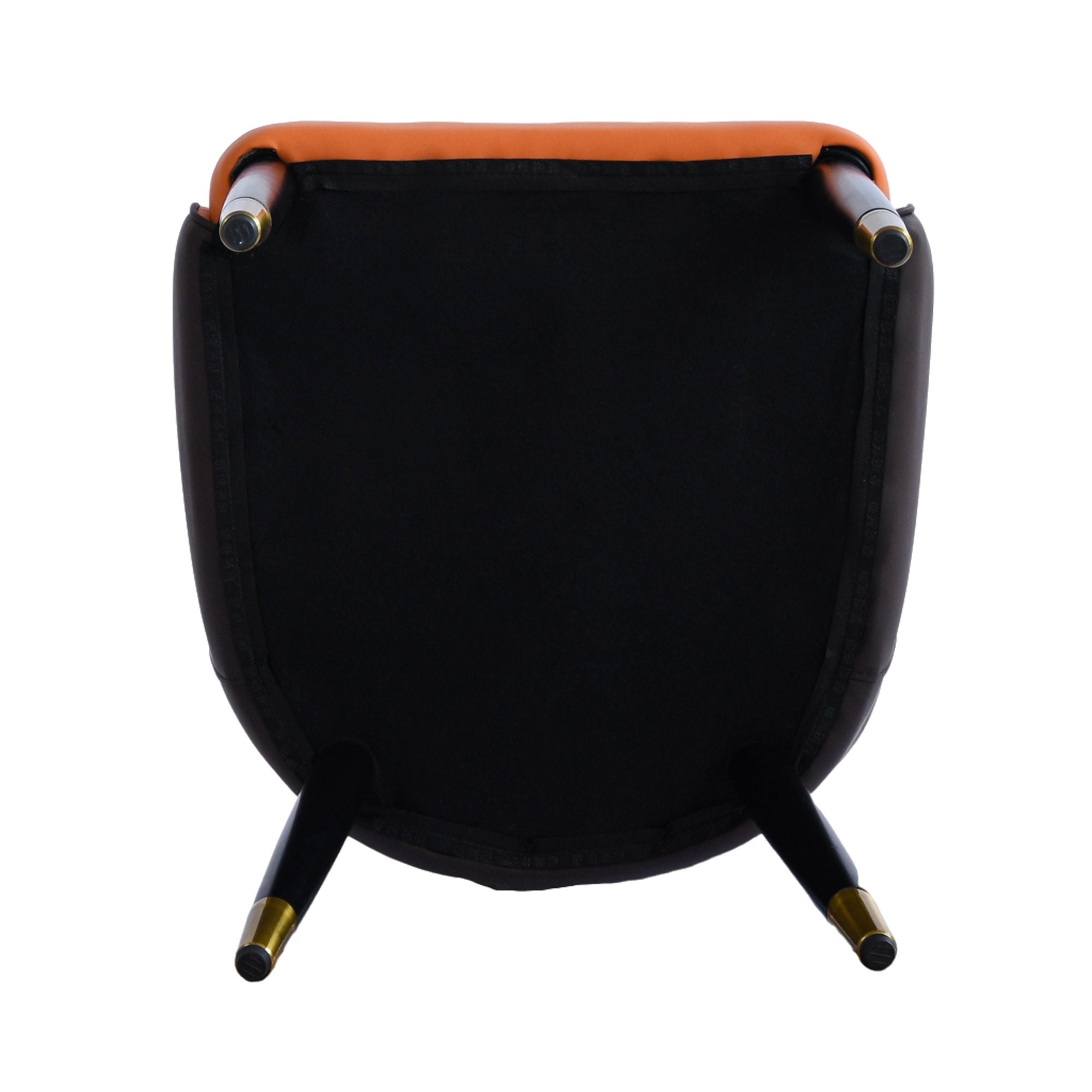 Modern PU Sponge-Filled Dining Chair, Solid Wood Metal Legs, Suitable For Restaurants, Living Rooms And Rooms (Set of 2) - Best Buy Furniture