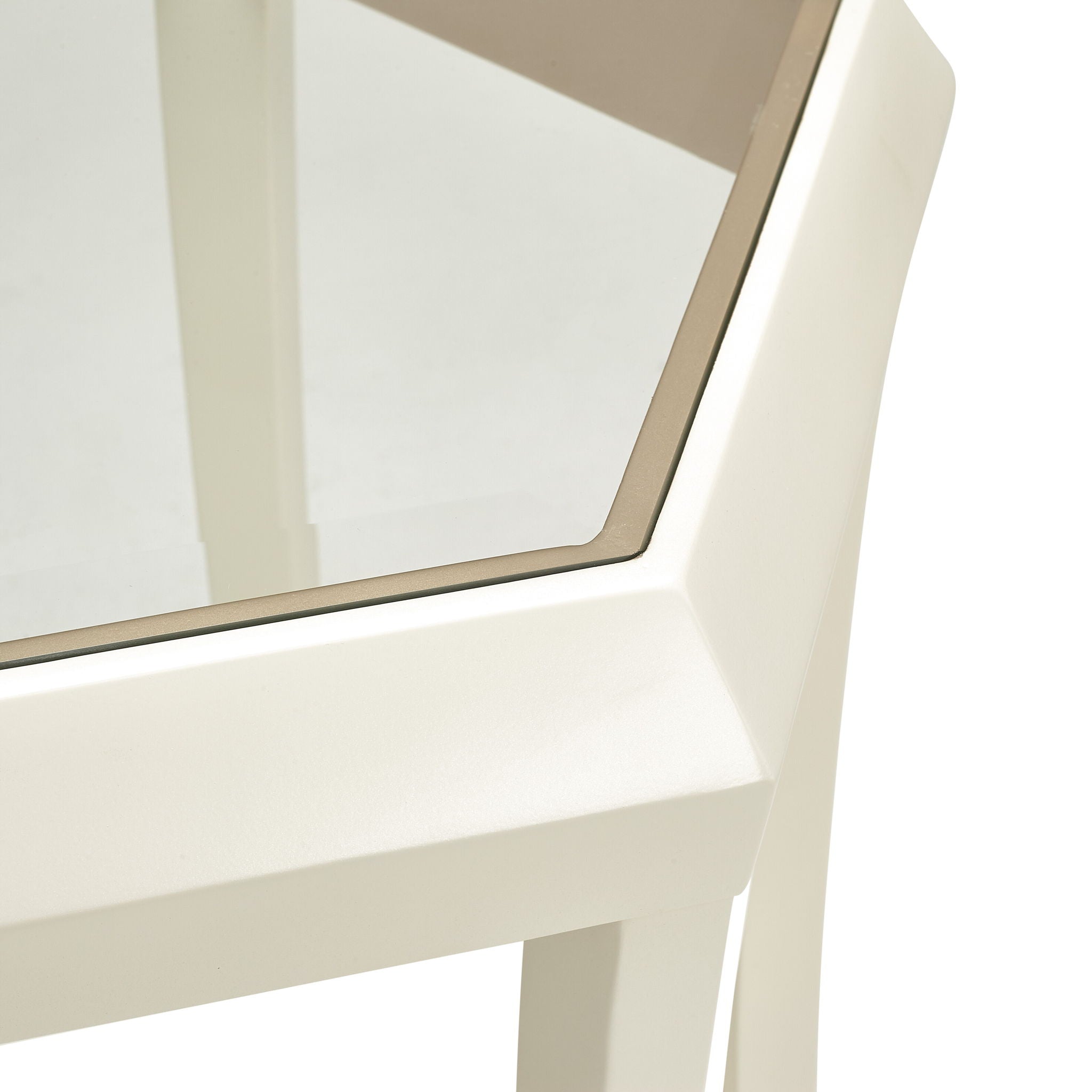 La Rachelle - Hexagon Accent Table - Champagne - Best Buy Furniture