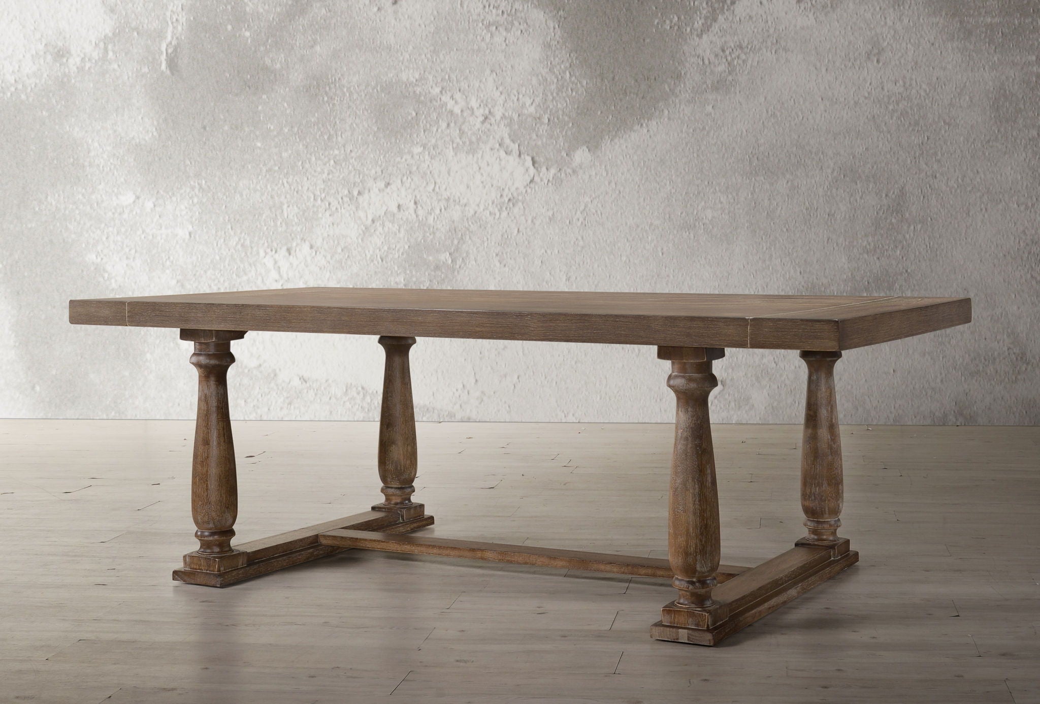 Bernard - Weathered Dining Table - Best Buy Furniture