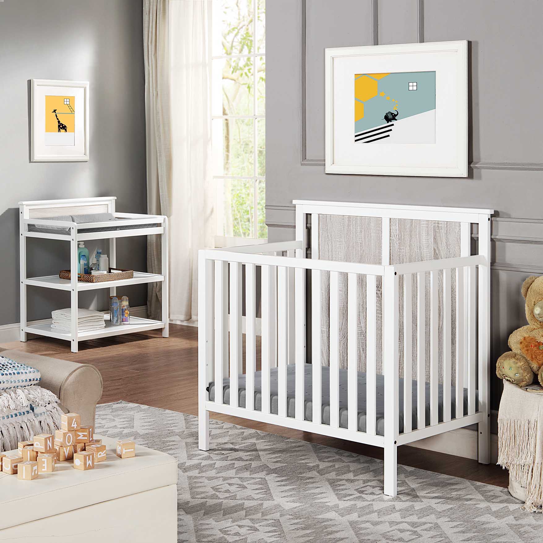 Connelly - Mini Crib With Mattress Pad - Best Buy Furniture