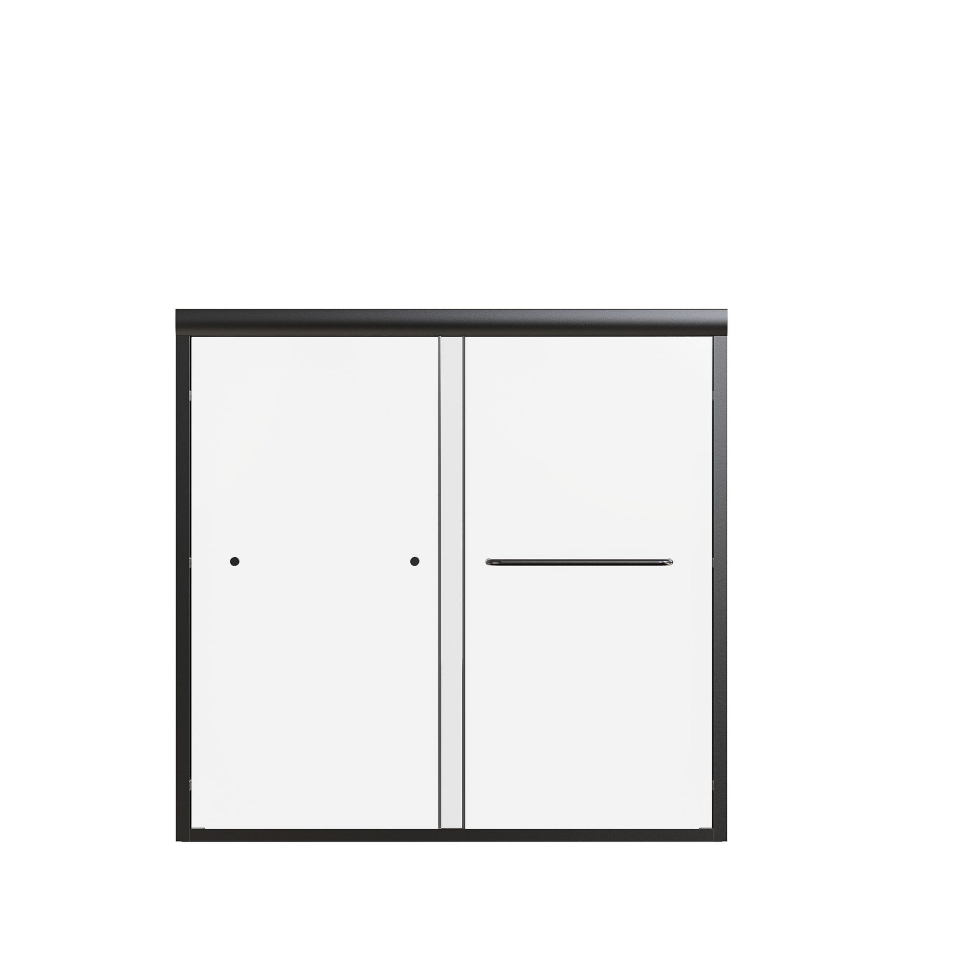Semi-Frameless Double Sliding Shower Door, Bypass Shower Door, 1 / 4" (6Mm) Thick SGCC Tempered Glass Door - Best Buy Furniture