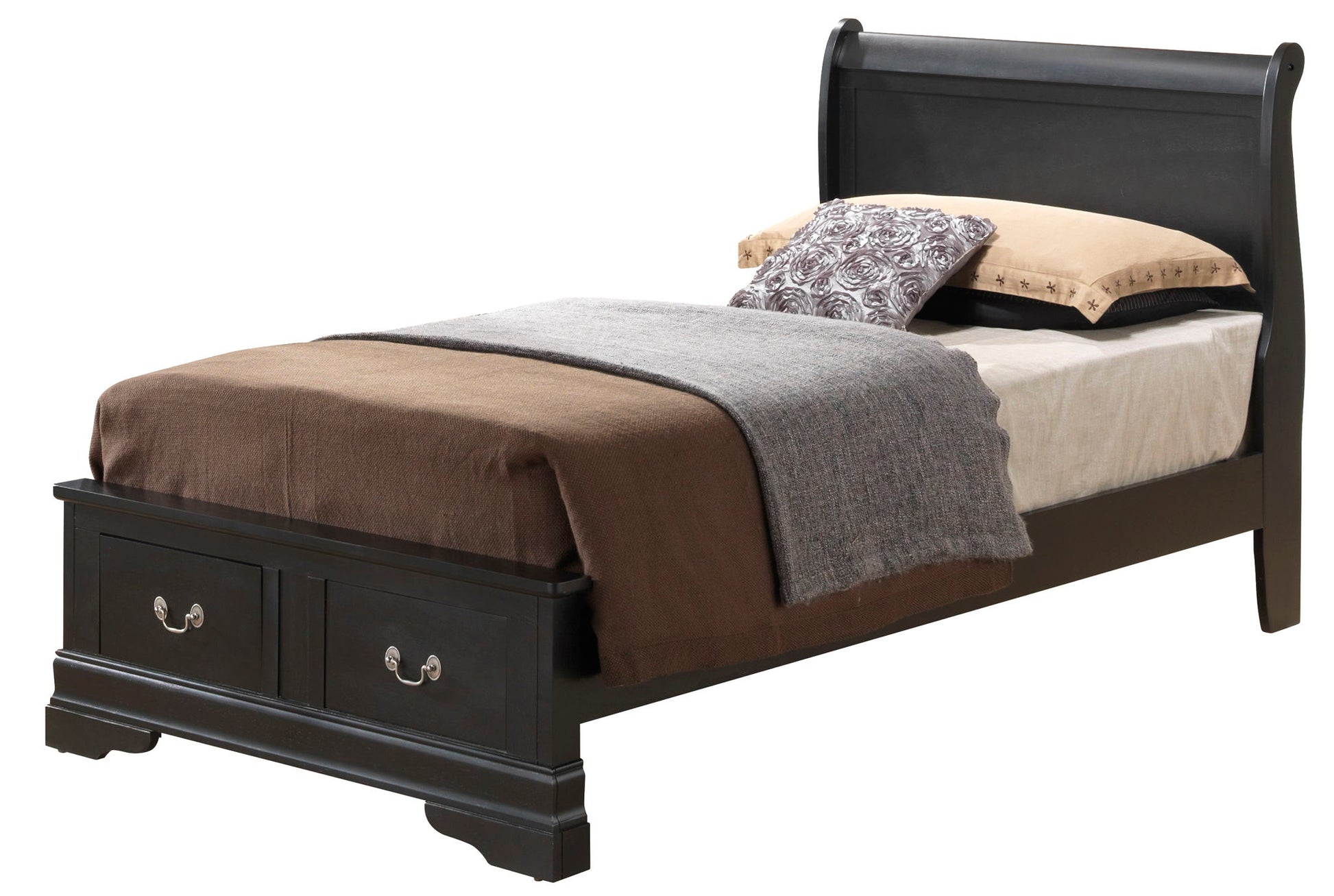Louis Phillipe - Storage Bed - Best Buy Furniture