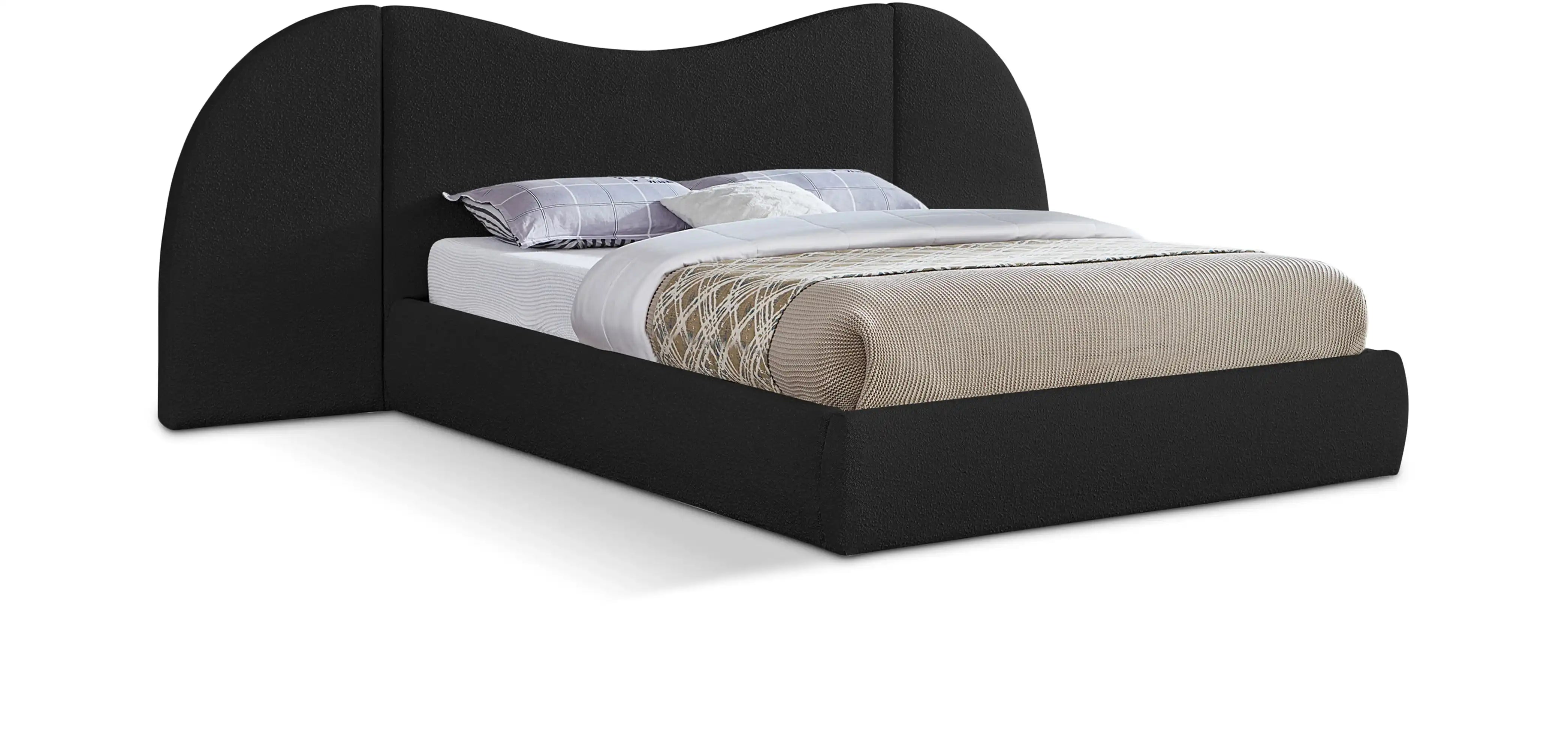 Everest - Boucle Fabric Bed - Best Buy Furniture