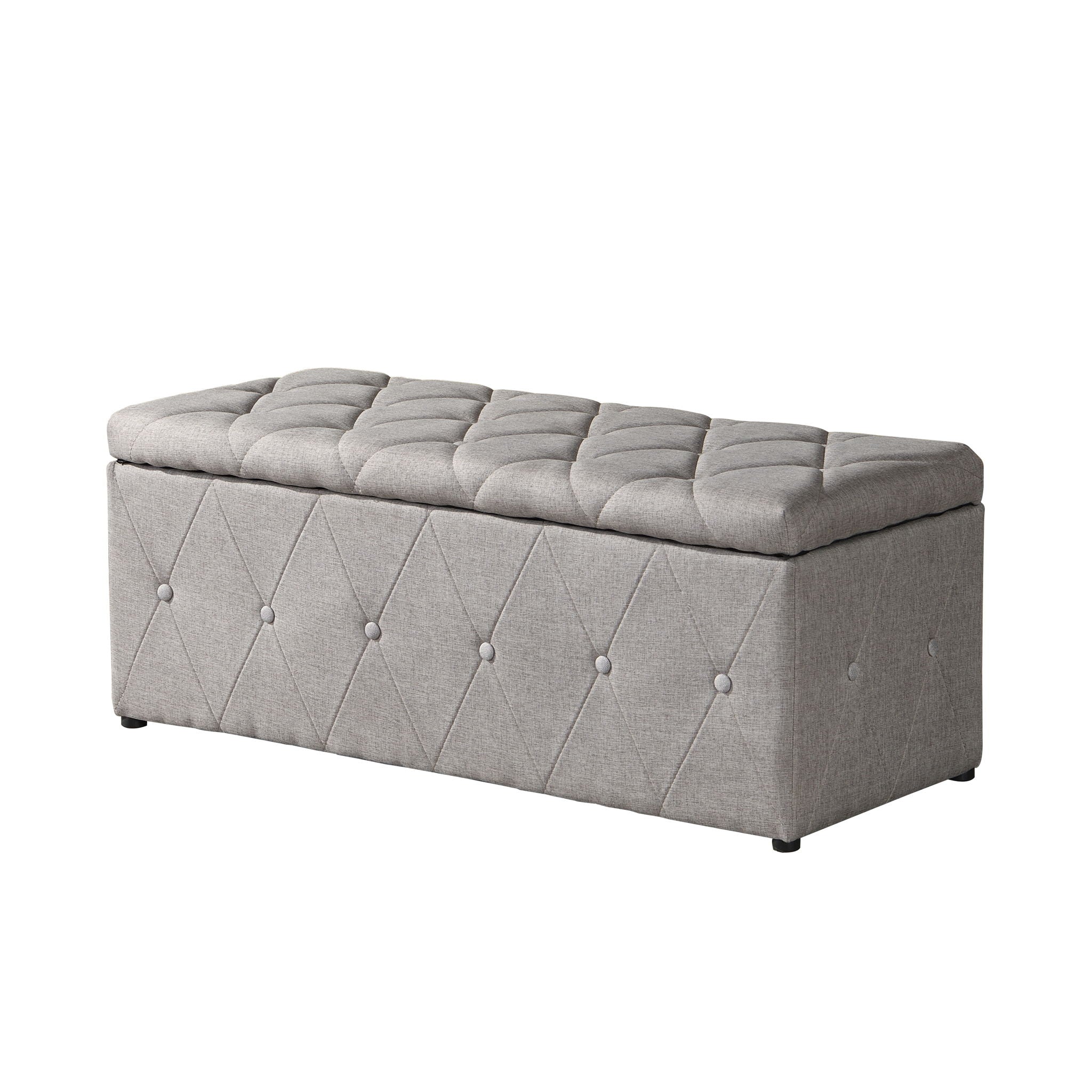 3 Piece Rectangular Storage Ottoman Short Velvet With 2 Set Ottomans - Best Buy Furniture