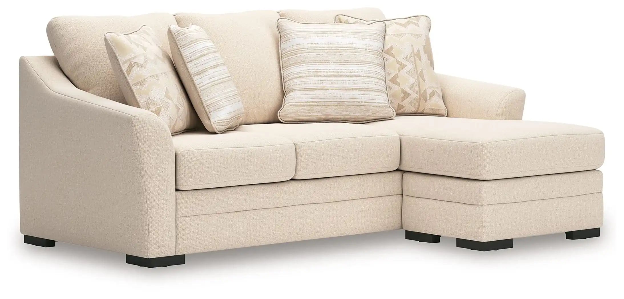 Lango - Sofa Chaise - Jute - Best Buy Furniture
