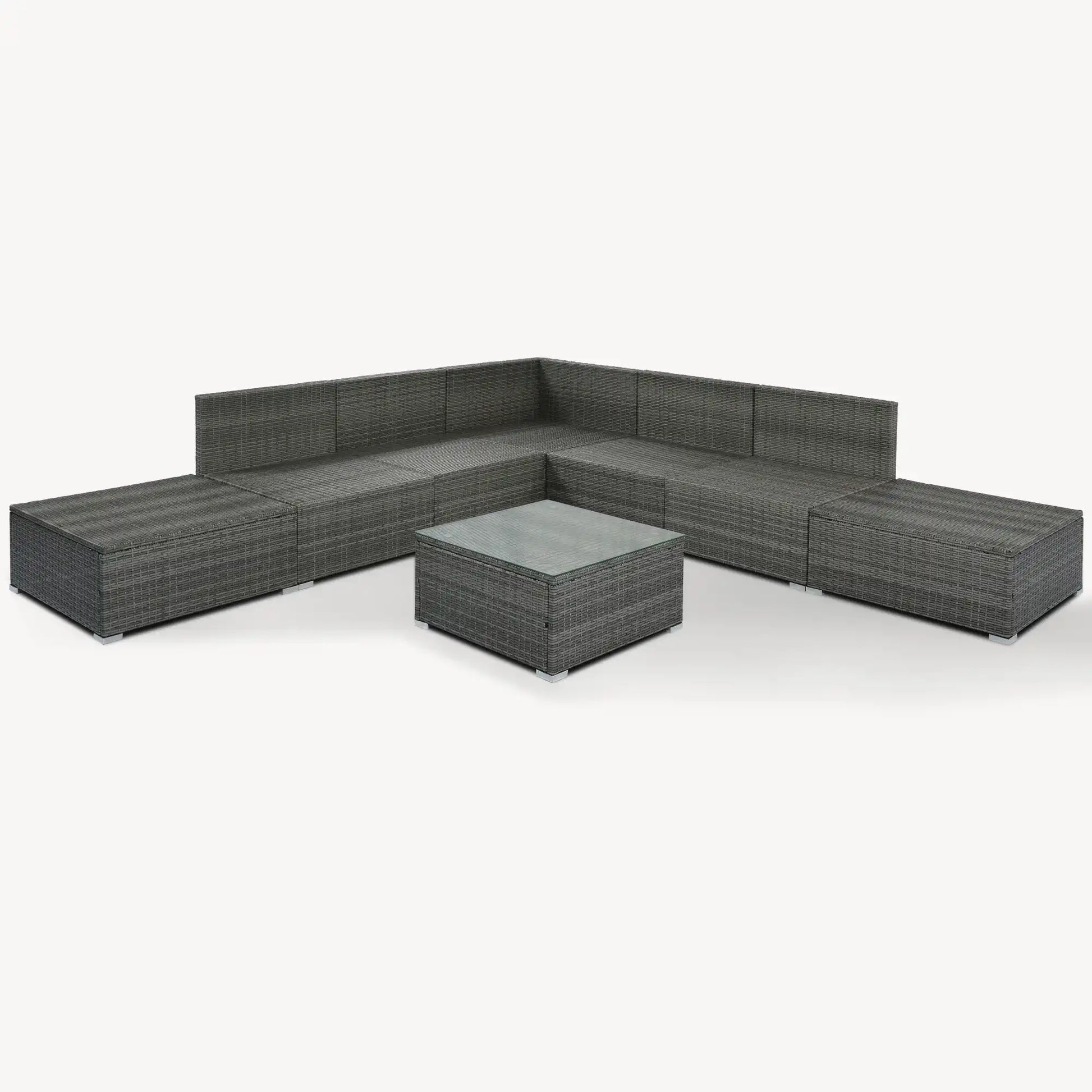 Sundrift 8-Pieces Outdoor Sectional Set - Best Buy Furniture