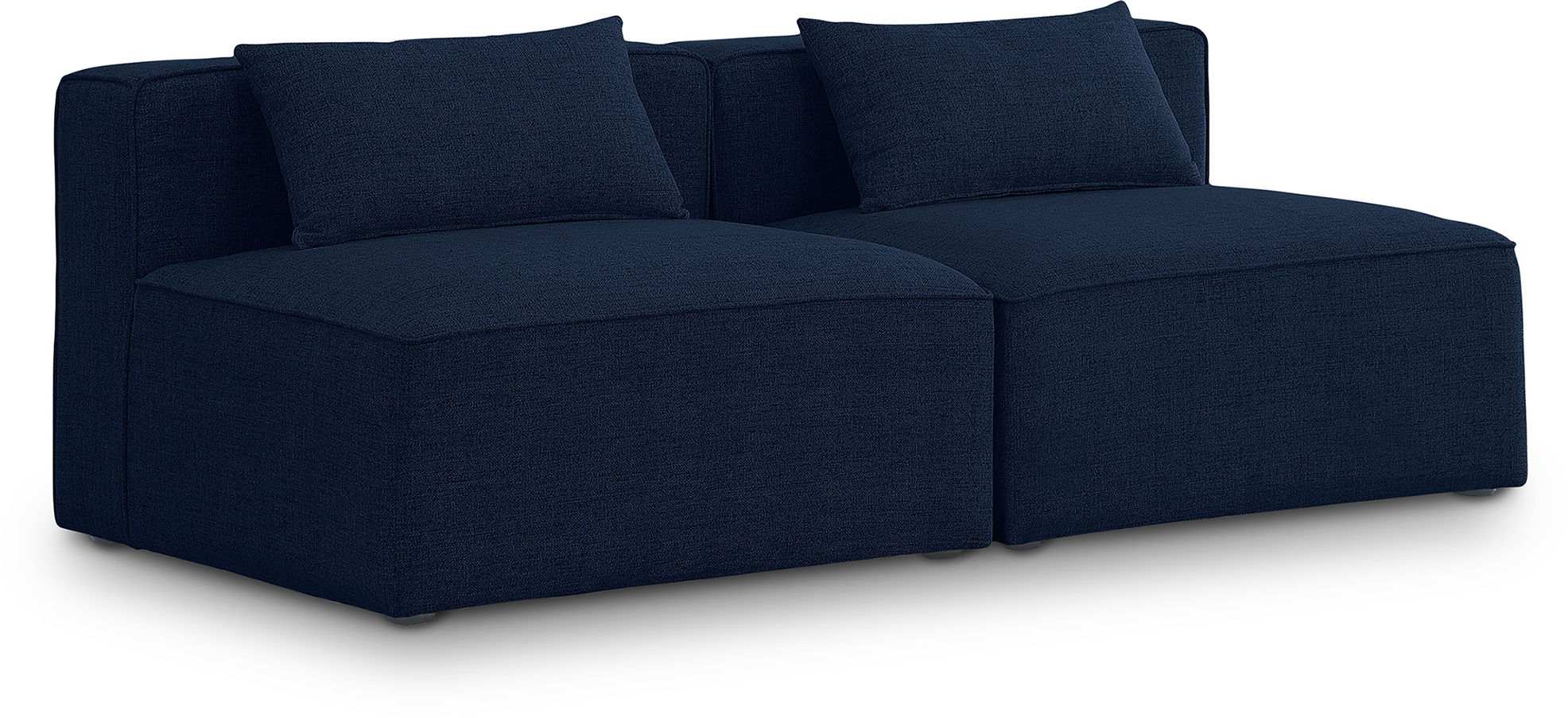 Cube - Linen Modular 2 Seat Armless Sofa - Best Buy Furniture