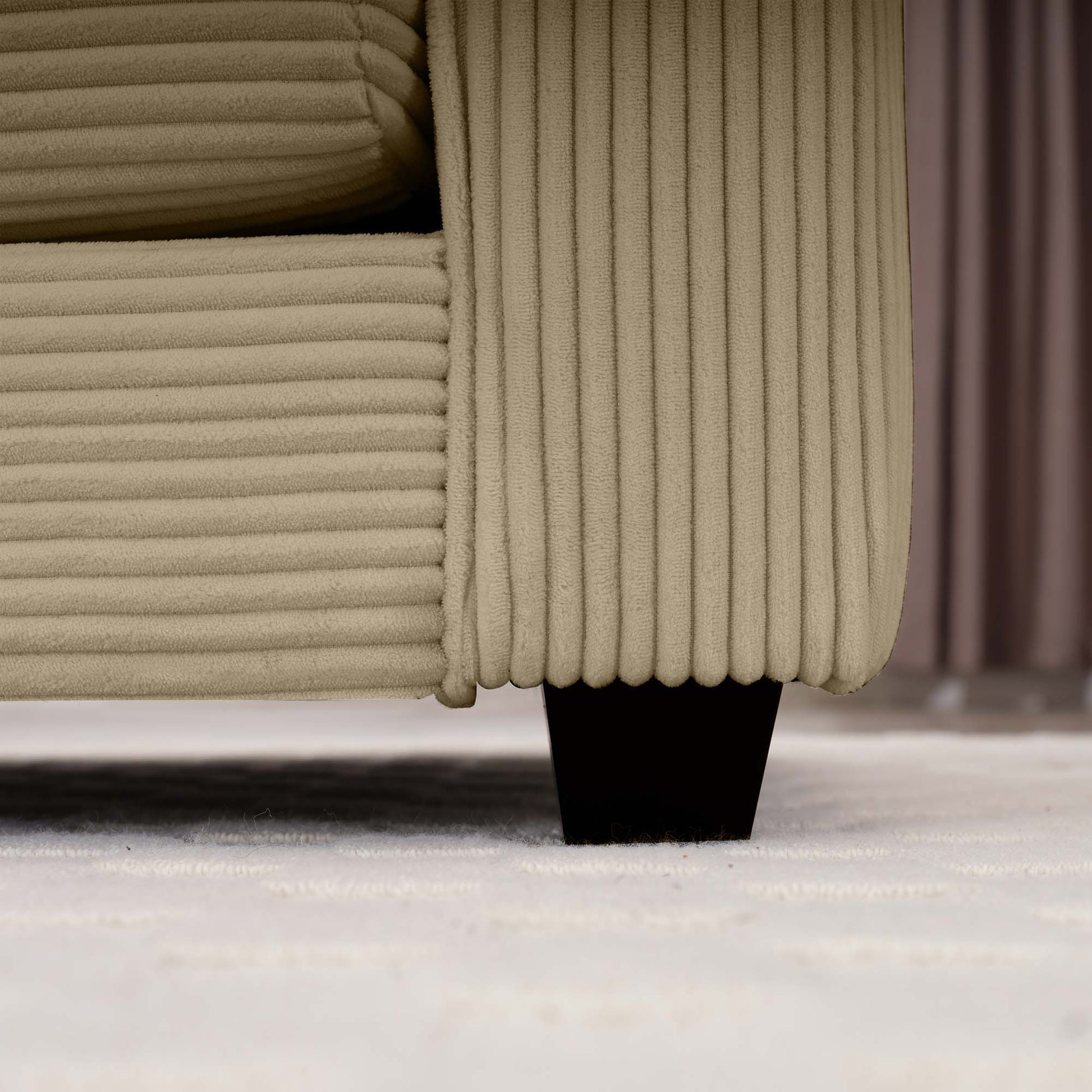 Elegant Corduroy Oversized Sectional Sofa Set With Deep Seats And Flexible Layout - Best Buy Furniture